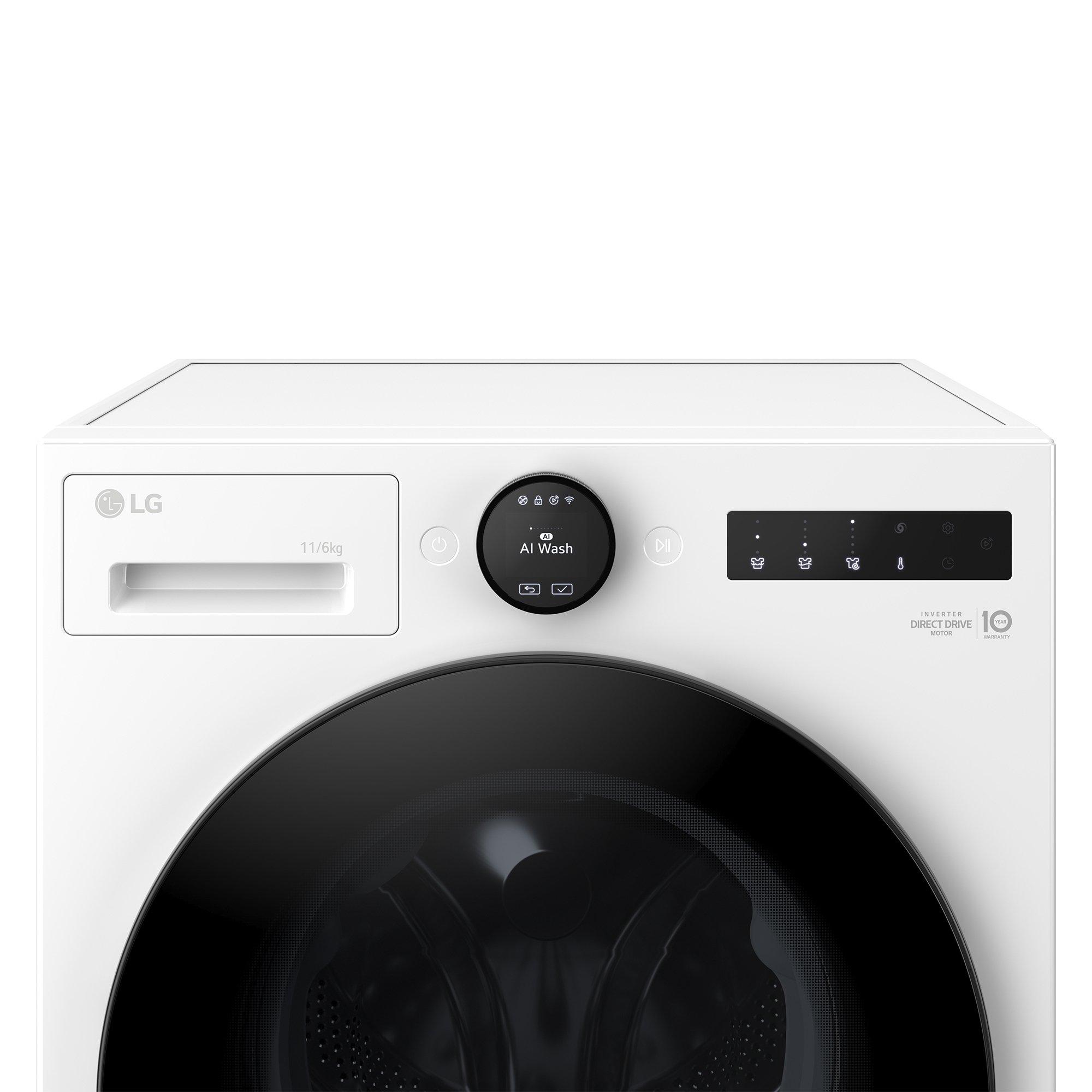 Essence Glossy - LG - W4X7016TWB 11KG/6KG 1400 Washer Dryer - 6