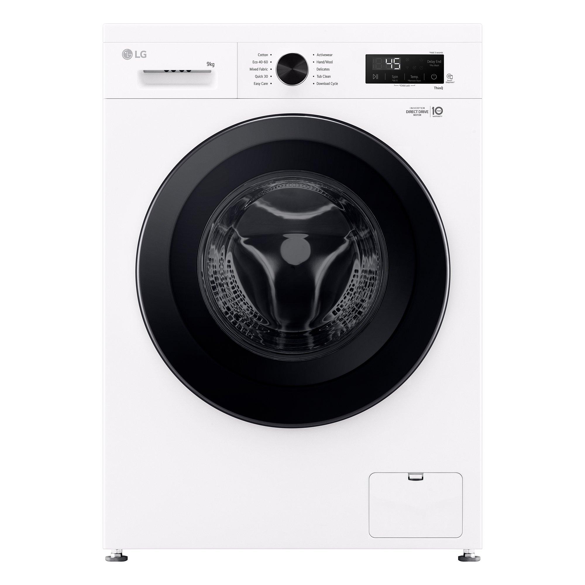 White - LG - X10 Series DirectDrive™ F4X1009NWK Washing Machine - 1