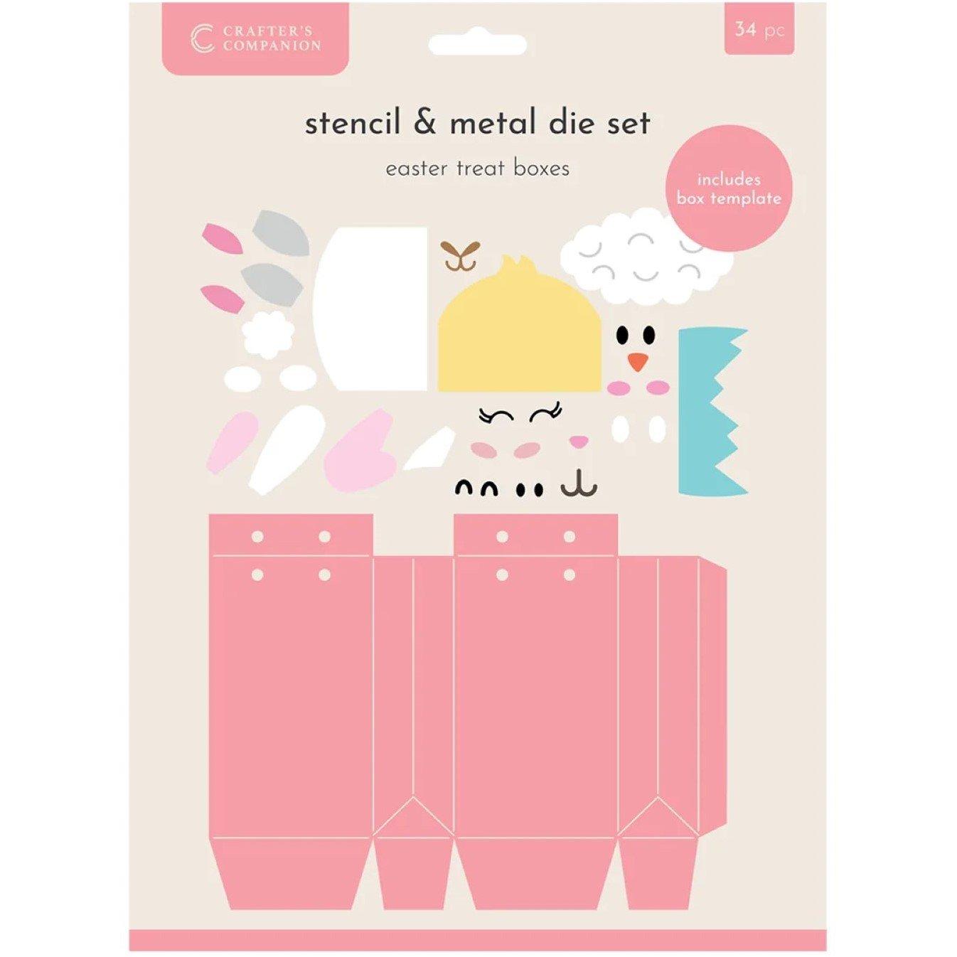 Crafters Companion Metal Die Template - Easter Treat Boxes
