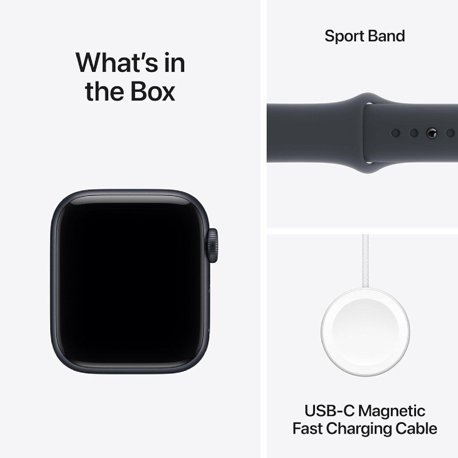 Midnight - Apple - Watch SE 3 GPS 40mm Aluminium Case With Sport Band - 4