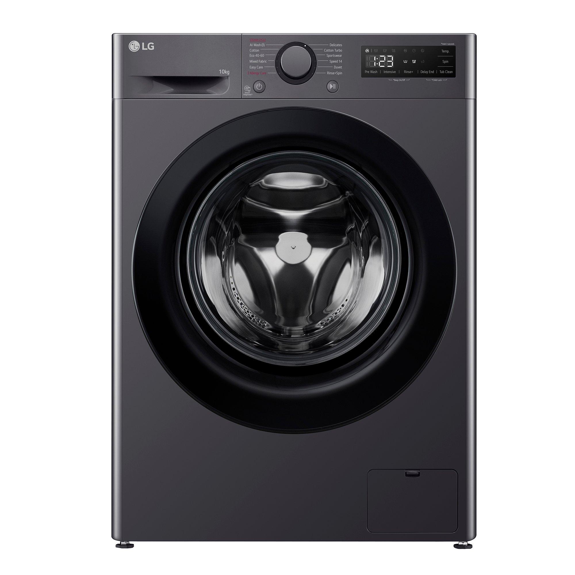 Slate Grey - LG - F4Y510GBLN1 10KG 1400 Washing Machine - 1