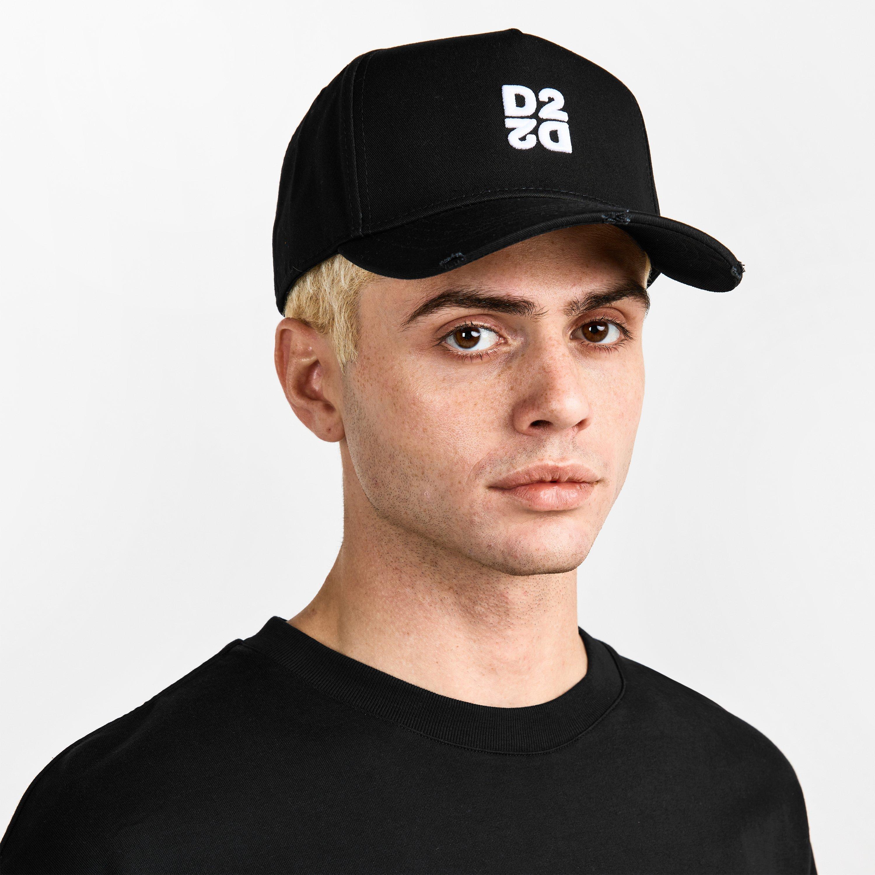 Black - DSquared2 - Men's DSQ Baseball Cap - 3