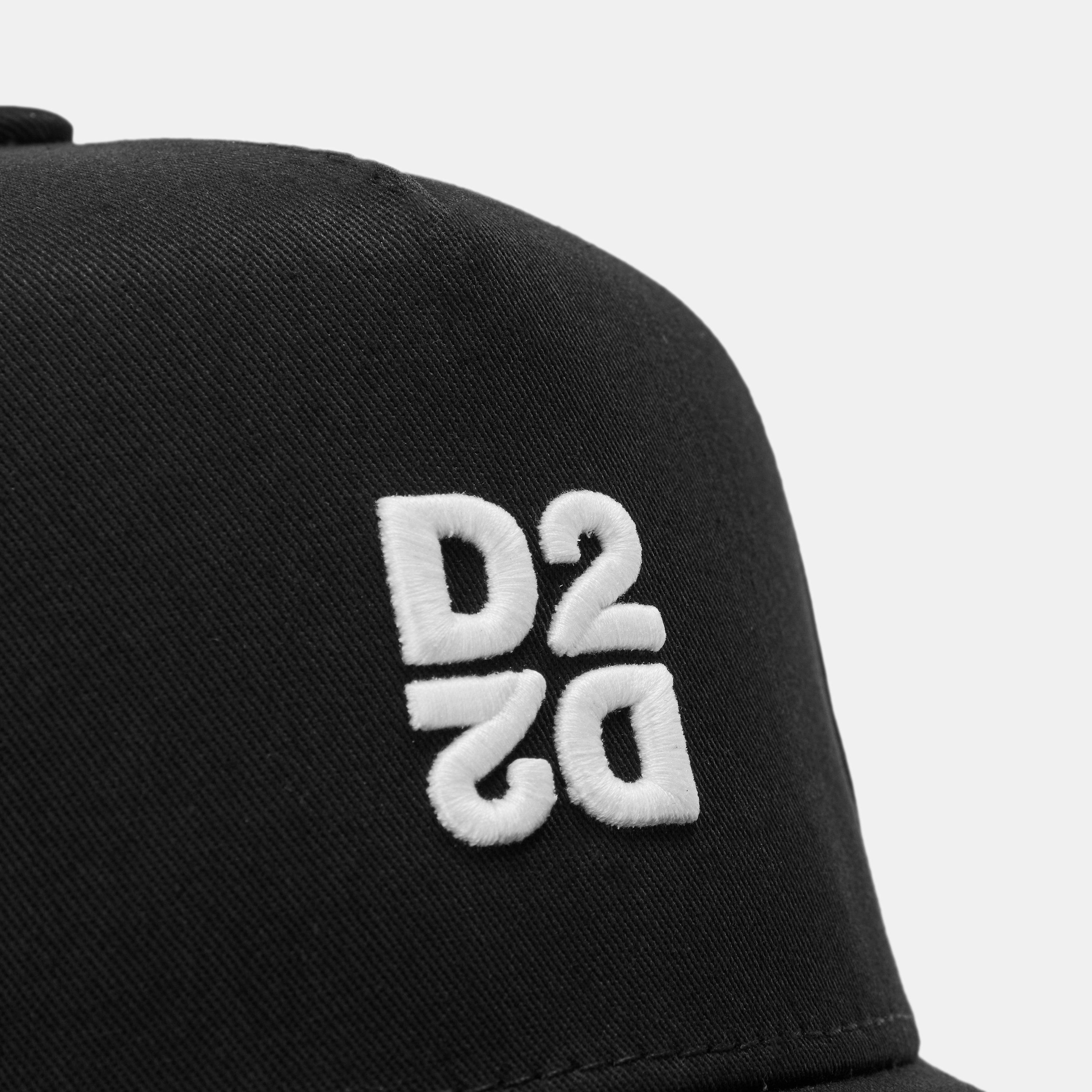 Black - DSquared2 - Men's DSQ Baseball Cap - 4