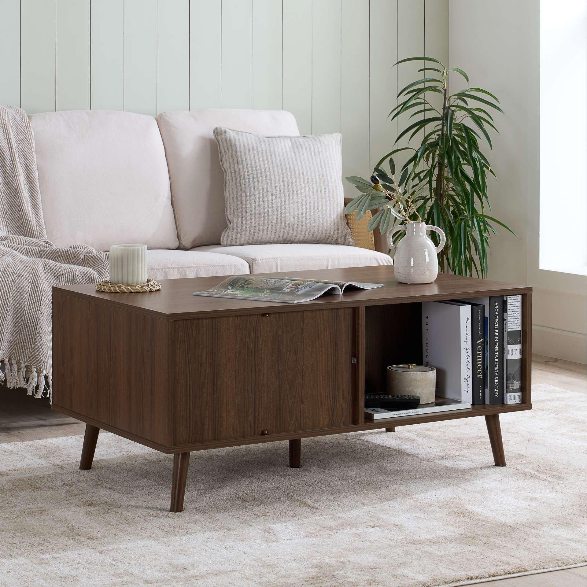 Brown - Birlea - Herringford 1 Drawer Coffee Table - 2