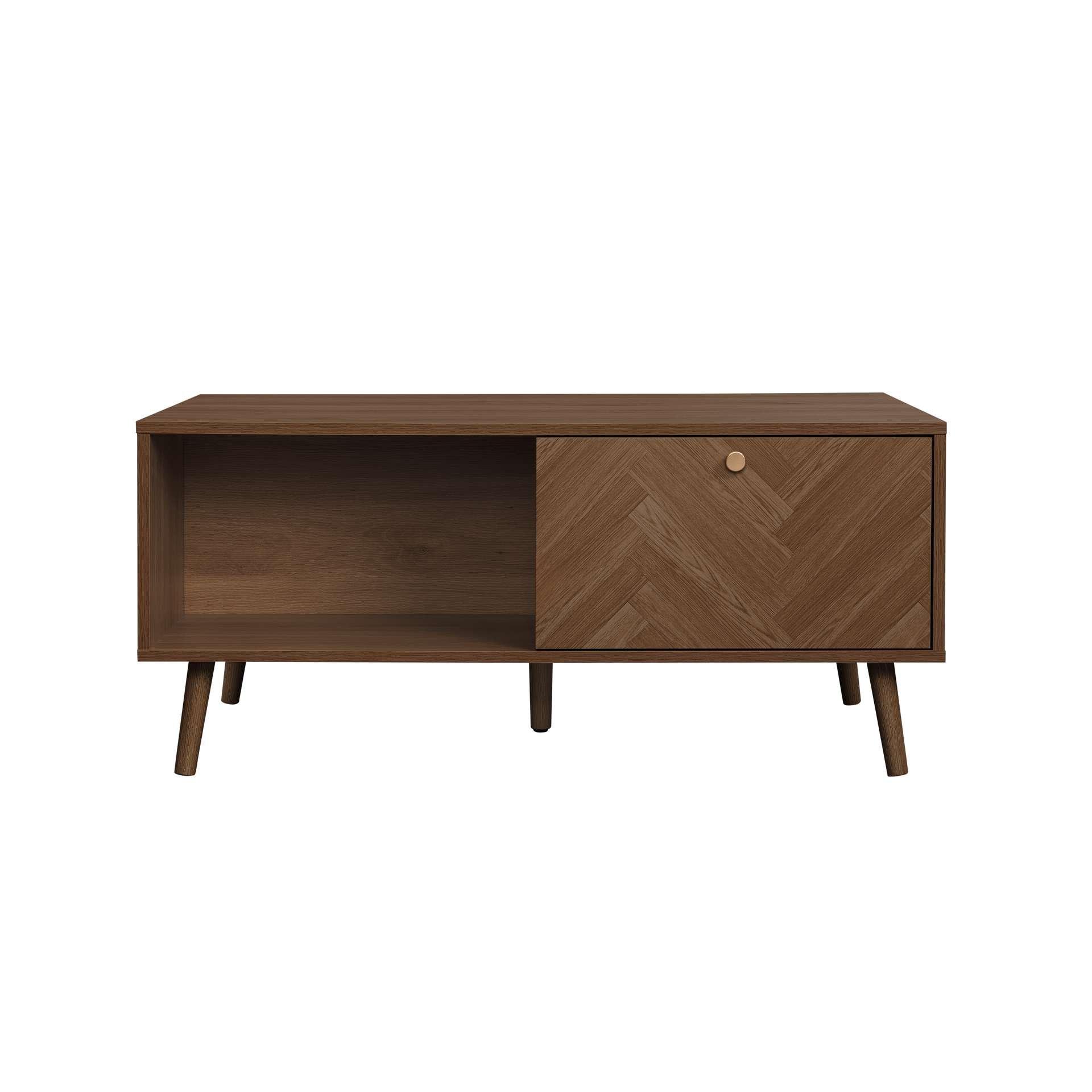 Brown - Birlea - Herringford 1 Drawer Coffee Table - 10