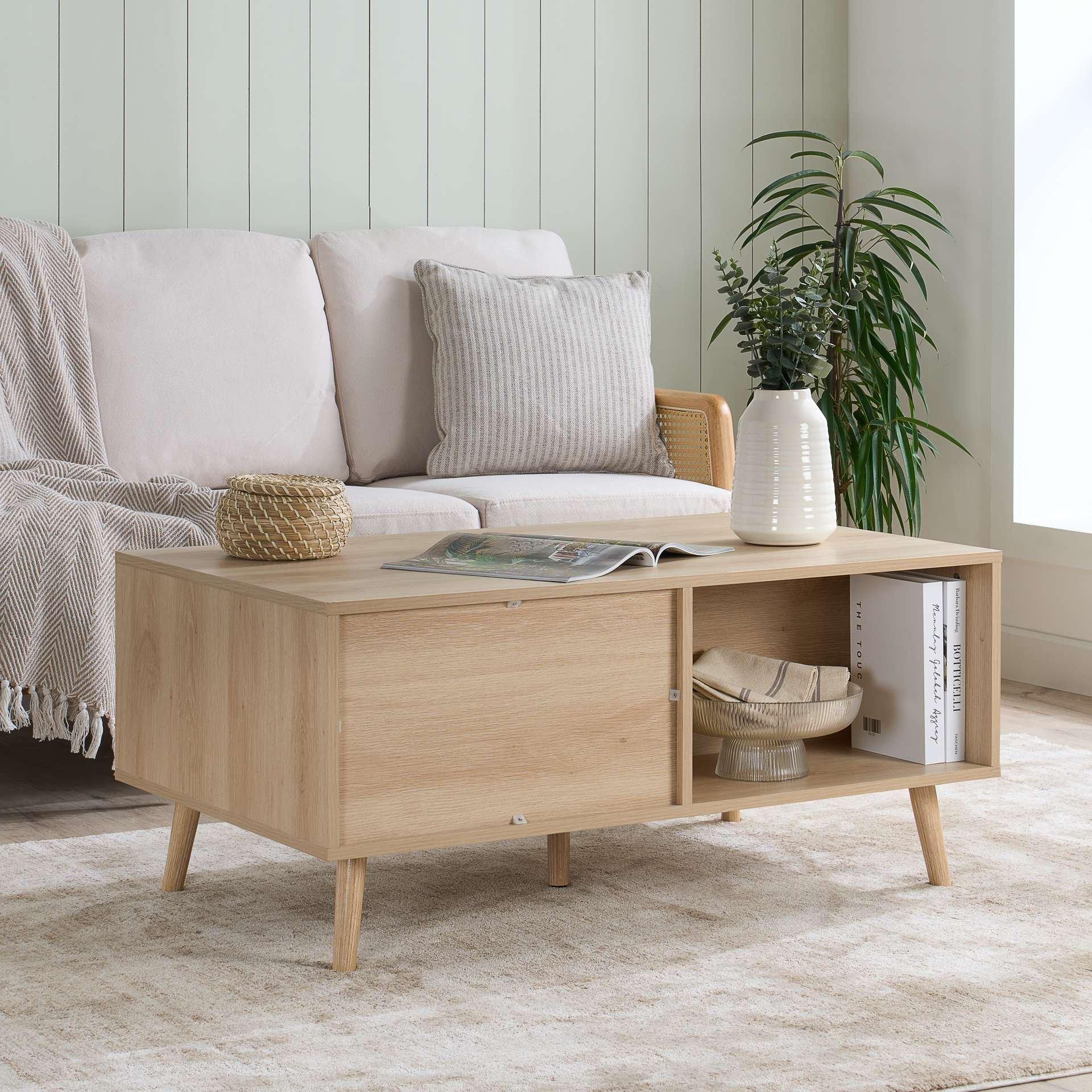 Nude - Birlea - Herringford 1 Drawer Coffee Table - 2