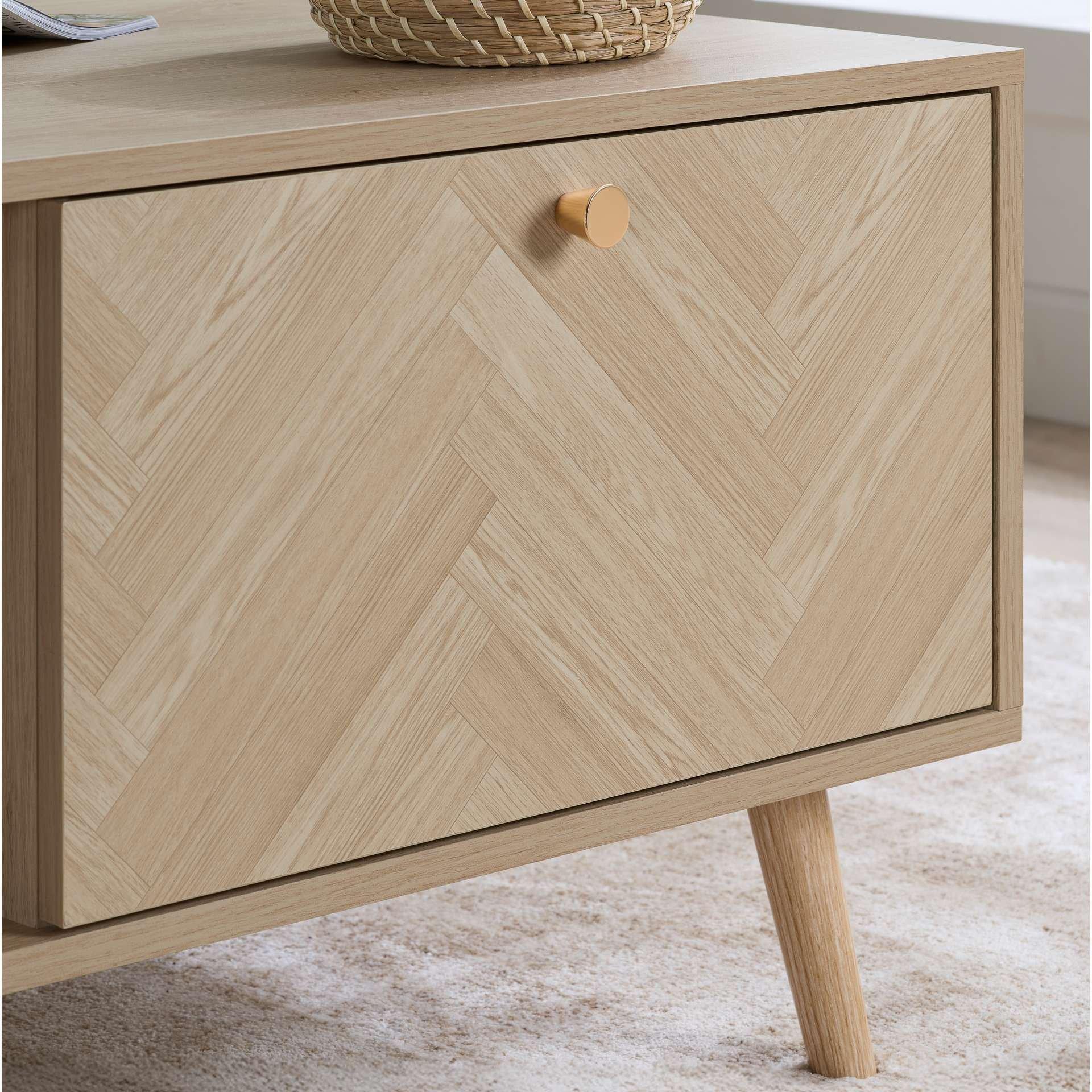 Nude - Birlea - Herringford 1 Drawer Coffee Table - 4