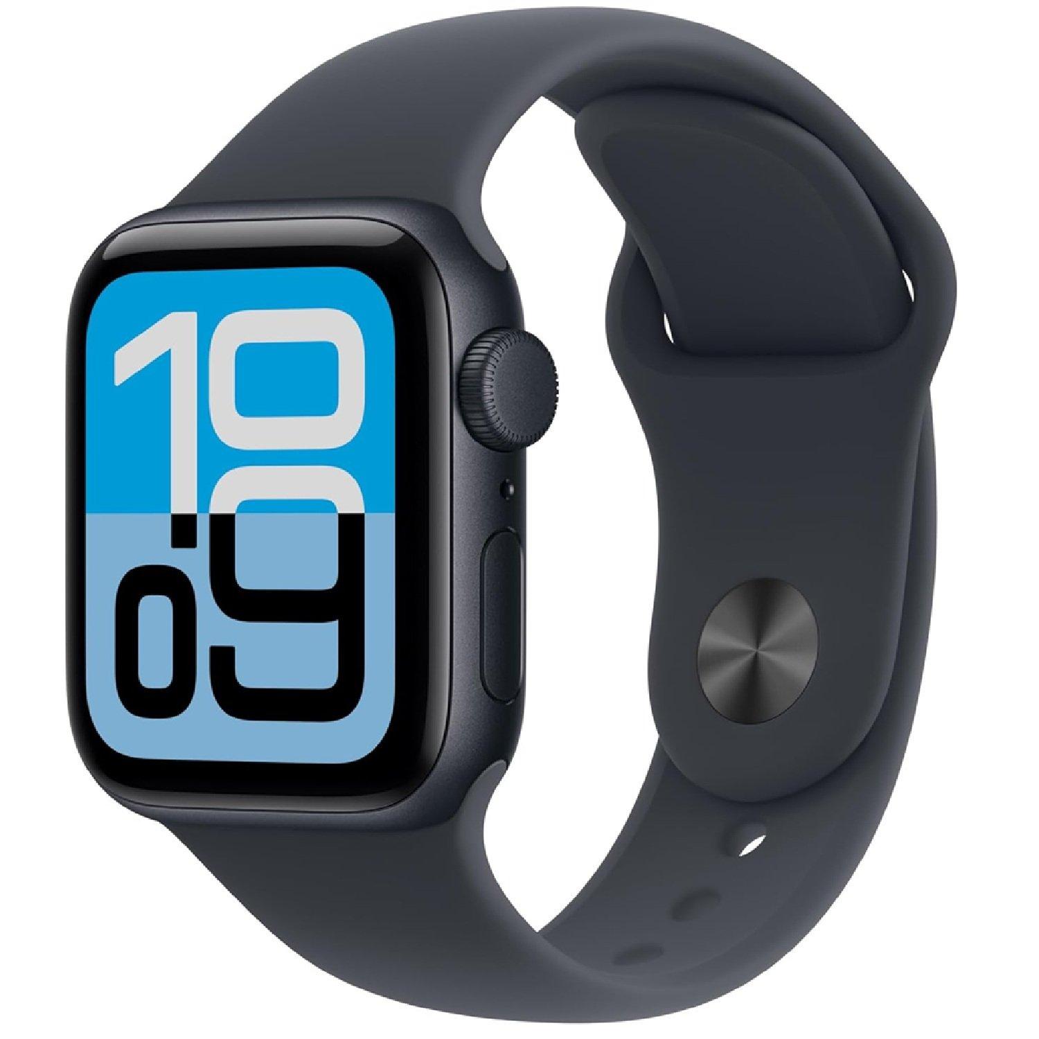 Midnight - Apple - Watch SE 3 GPS 40mm Aluminium Case With Sport Band - 1
