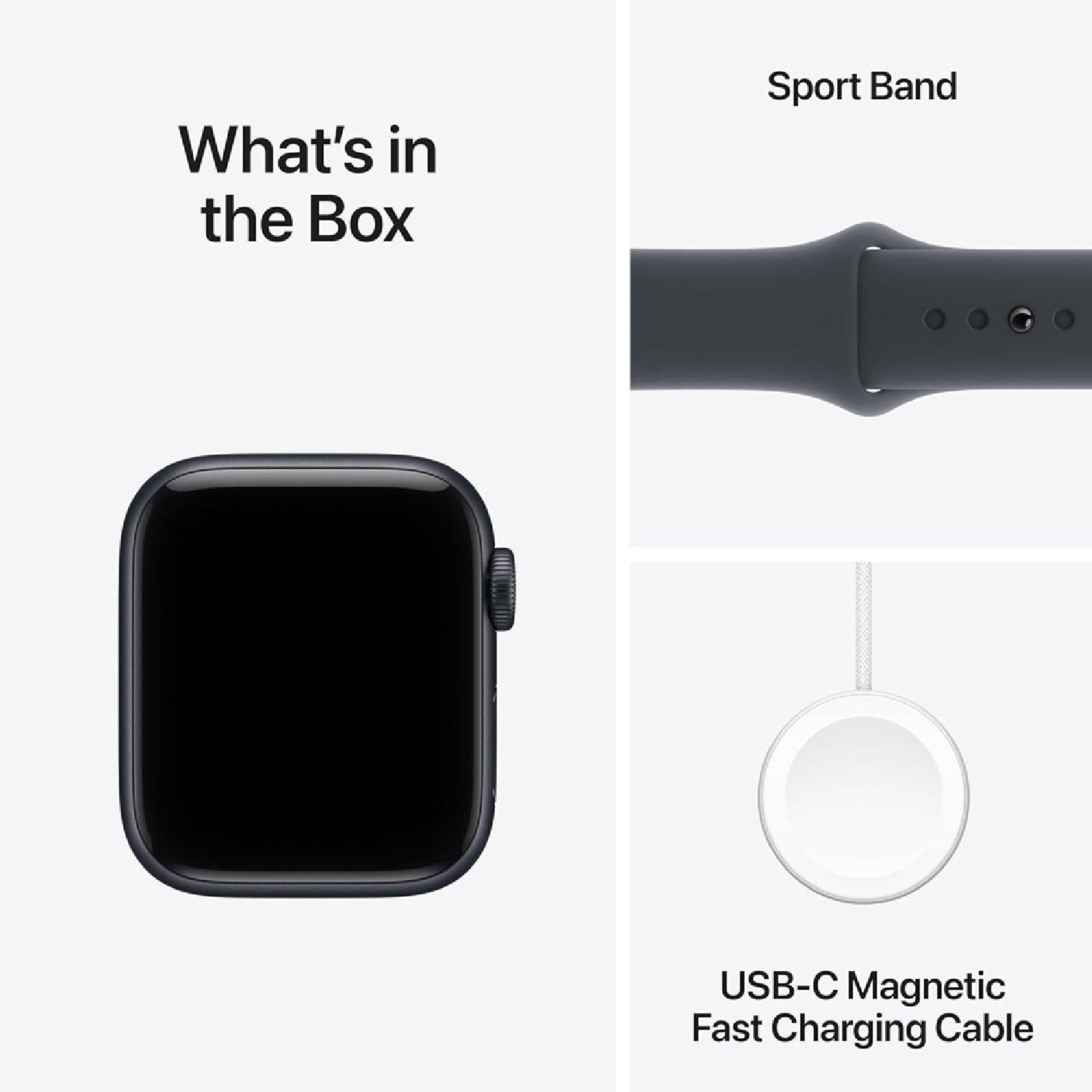 Midnight - Apple - Watch SE 3 GPS 40mm Aluminium Case With Sport Band - 4