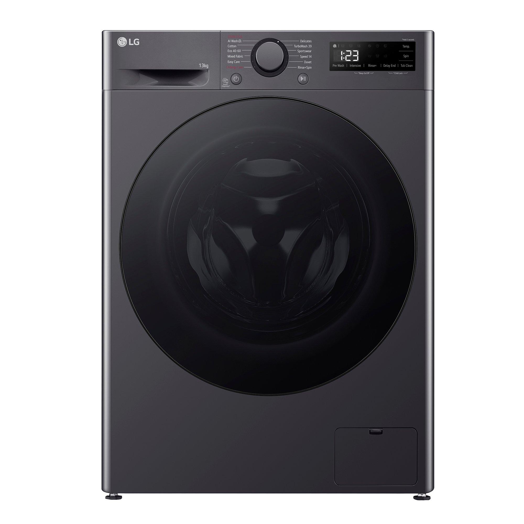 Slate Grey - LG - TurboWash™ F4Y513GBLN1 13kg Washing Machine - 1