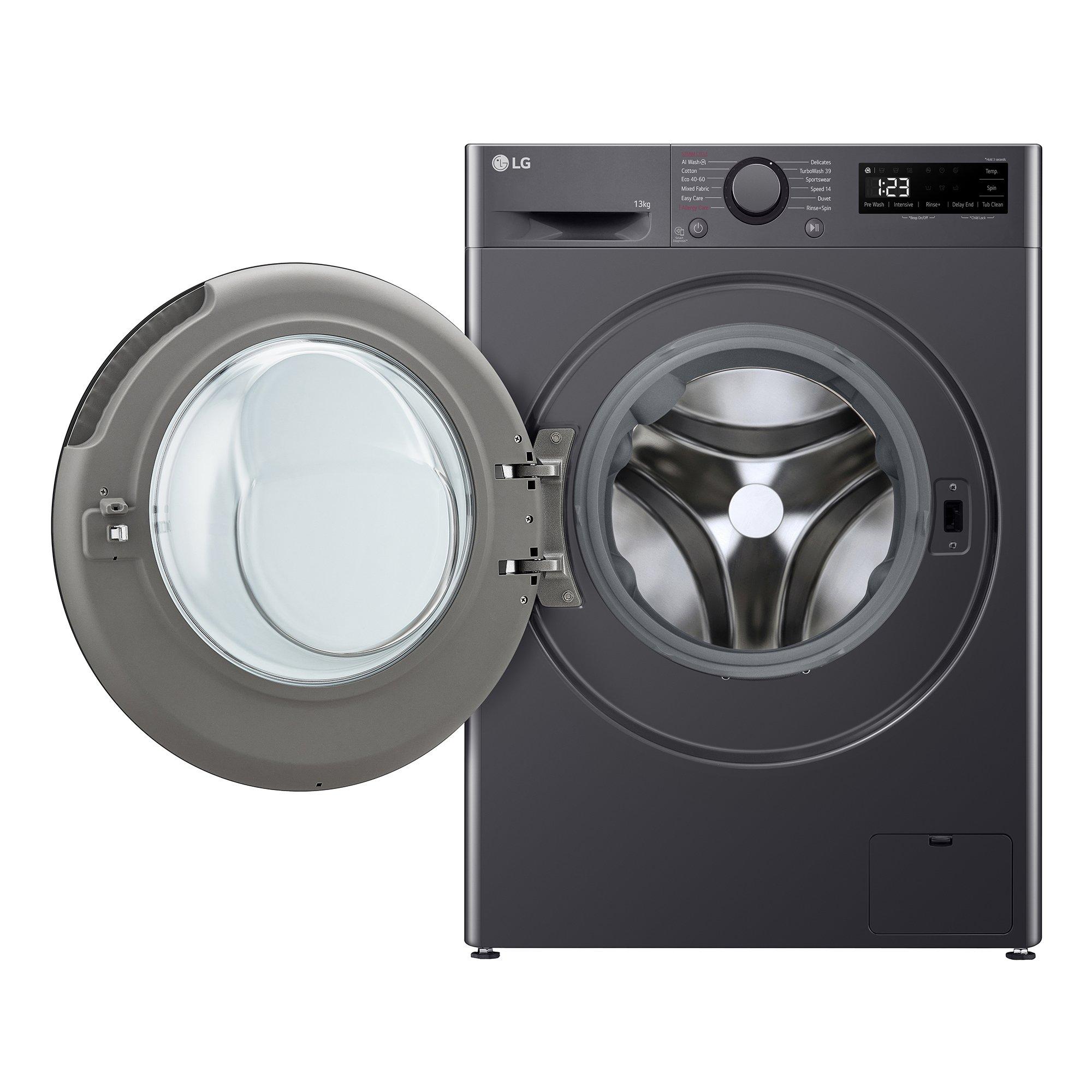 Slate Grey - LG - TurboWash™ F4Y513GBLN1 13kg Washing Machine - 2