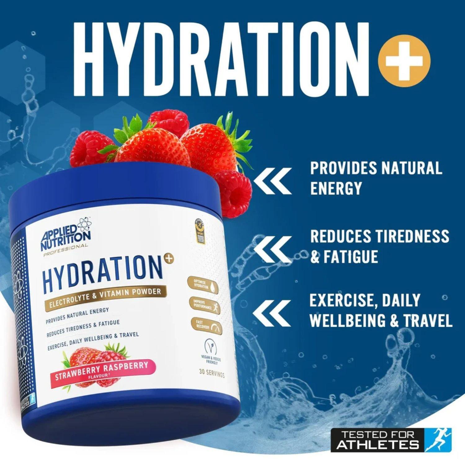 Strawberry & Ra - Applied Nutrition - Applied Nutrition: Hydration+ Complete Electrolyte - 2