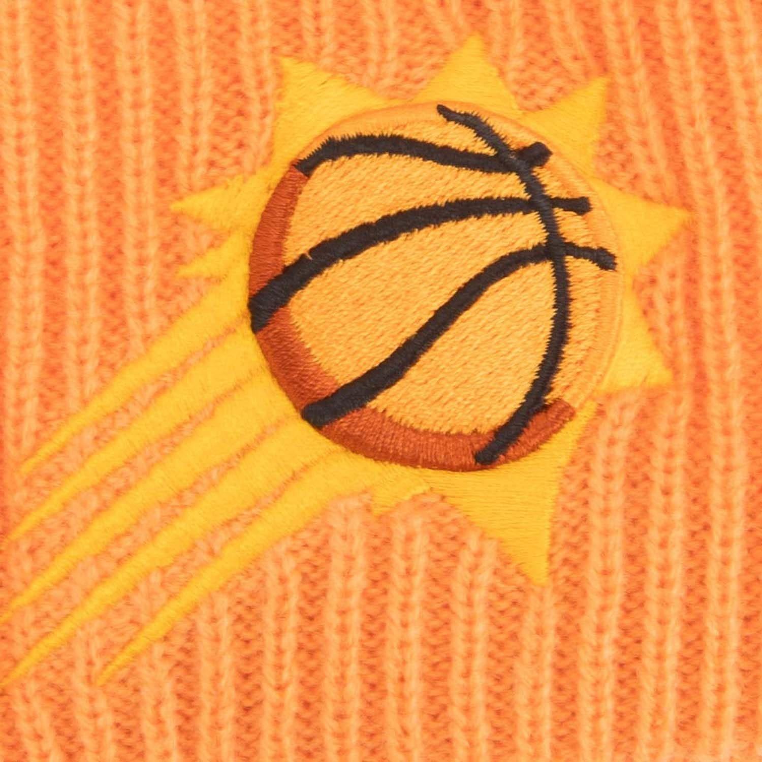 Purple - New Era - Phoenix Suns NBA Bobble Knit Hat - 4