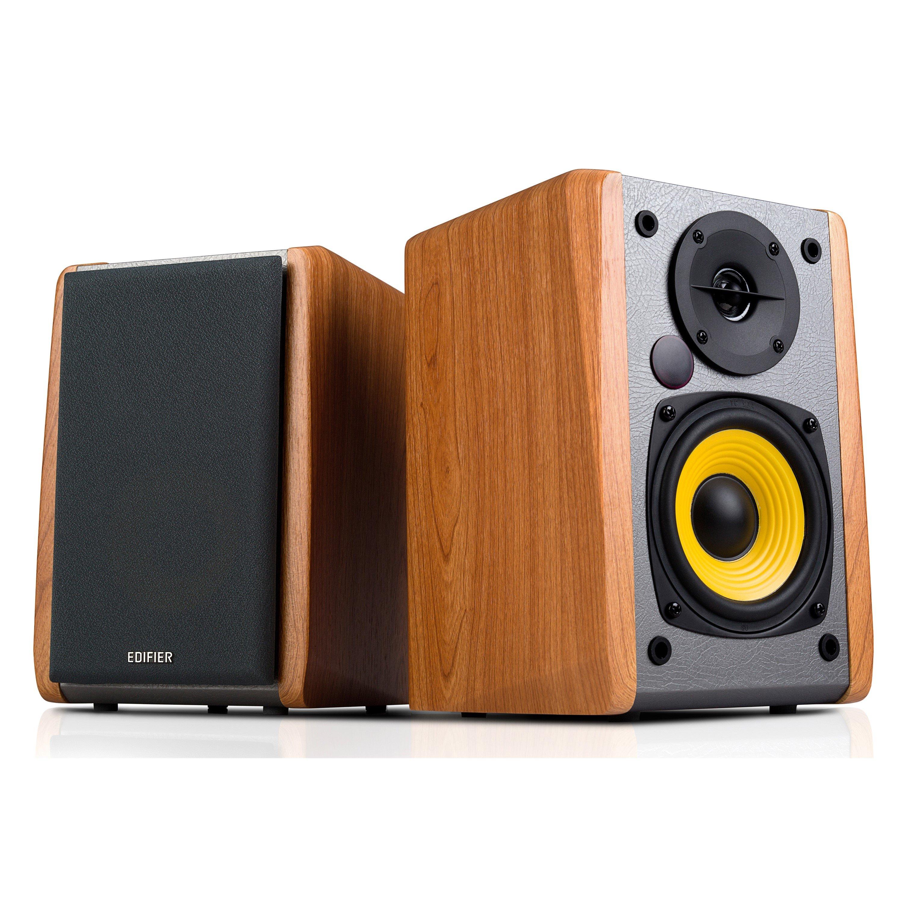 Brown - Edifier - Edifier R1010BT 2.0 Bookshelf Speakers Brown - 2