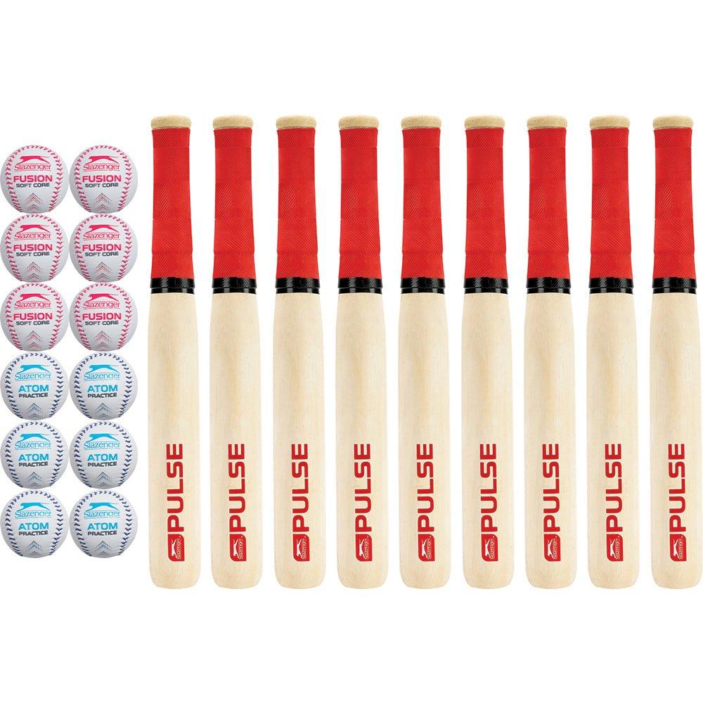 Neutral - Slazenger - Rounders Bat & Ball Pack