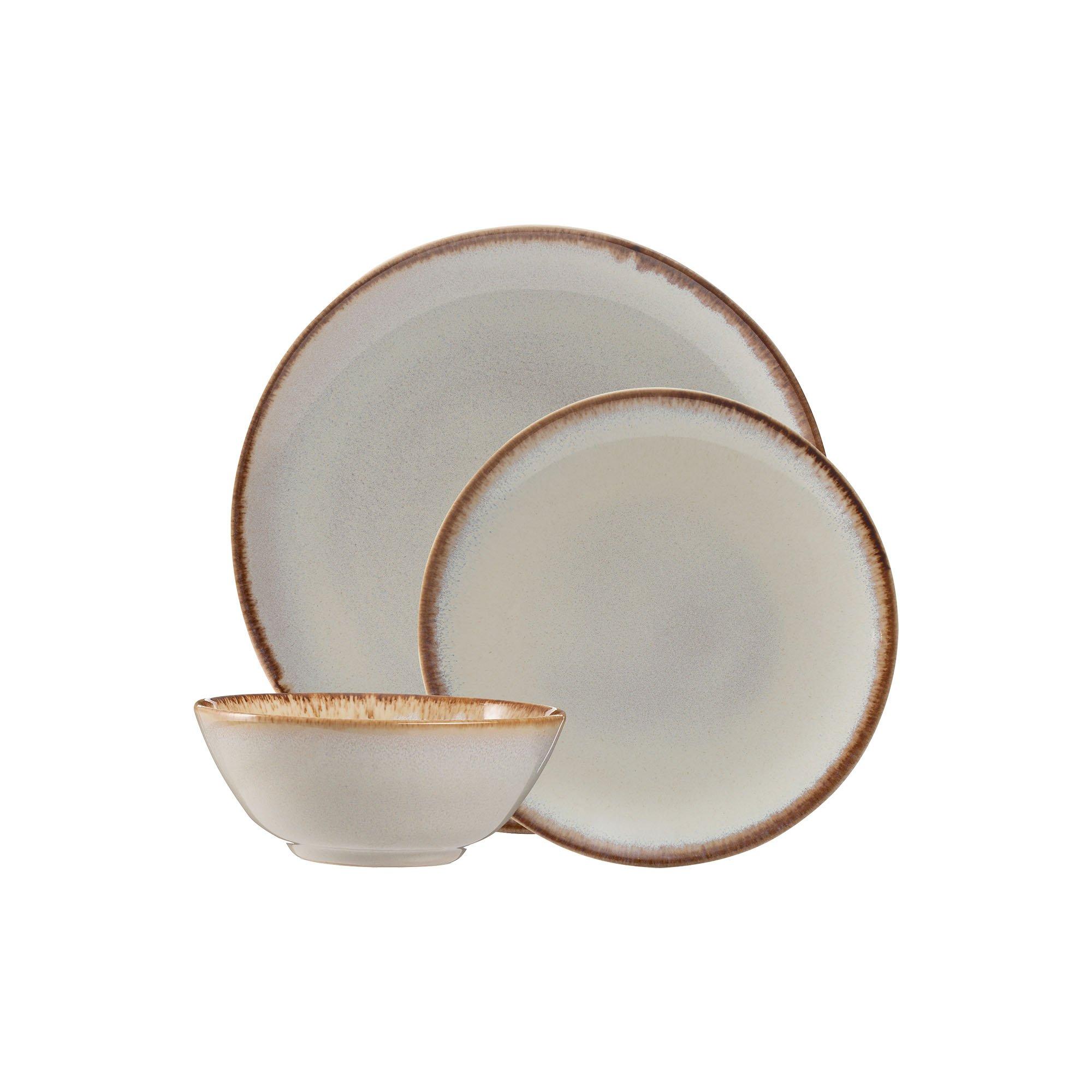 Cream - Mason Cash - Reactive Glaze Cream 12pc Dinnerset - 3