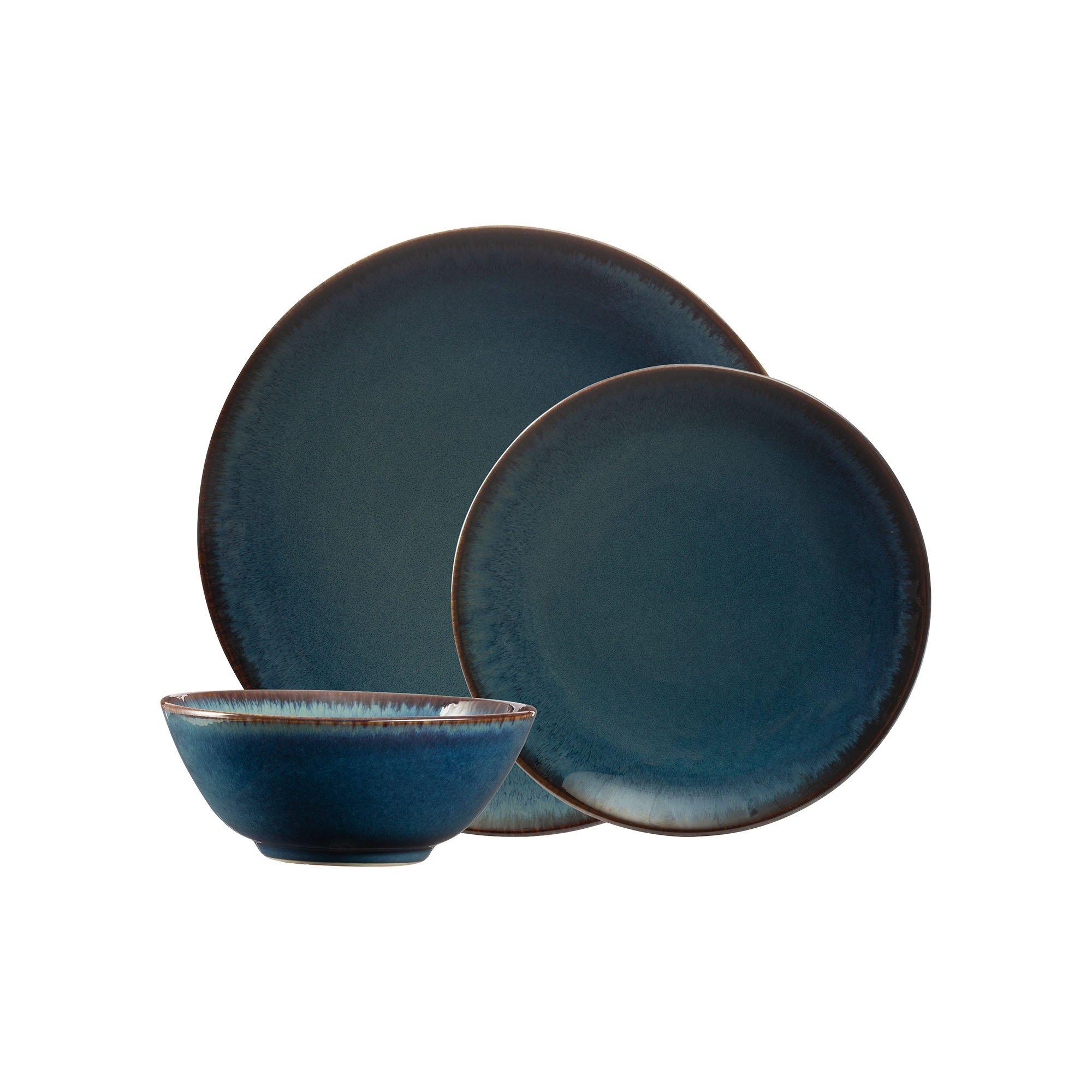 Blue - Mason Cash - Reactive Glaze Blue 12pc Dinnerset - 3