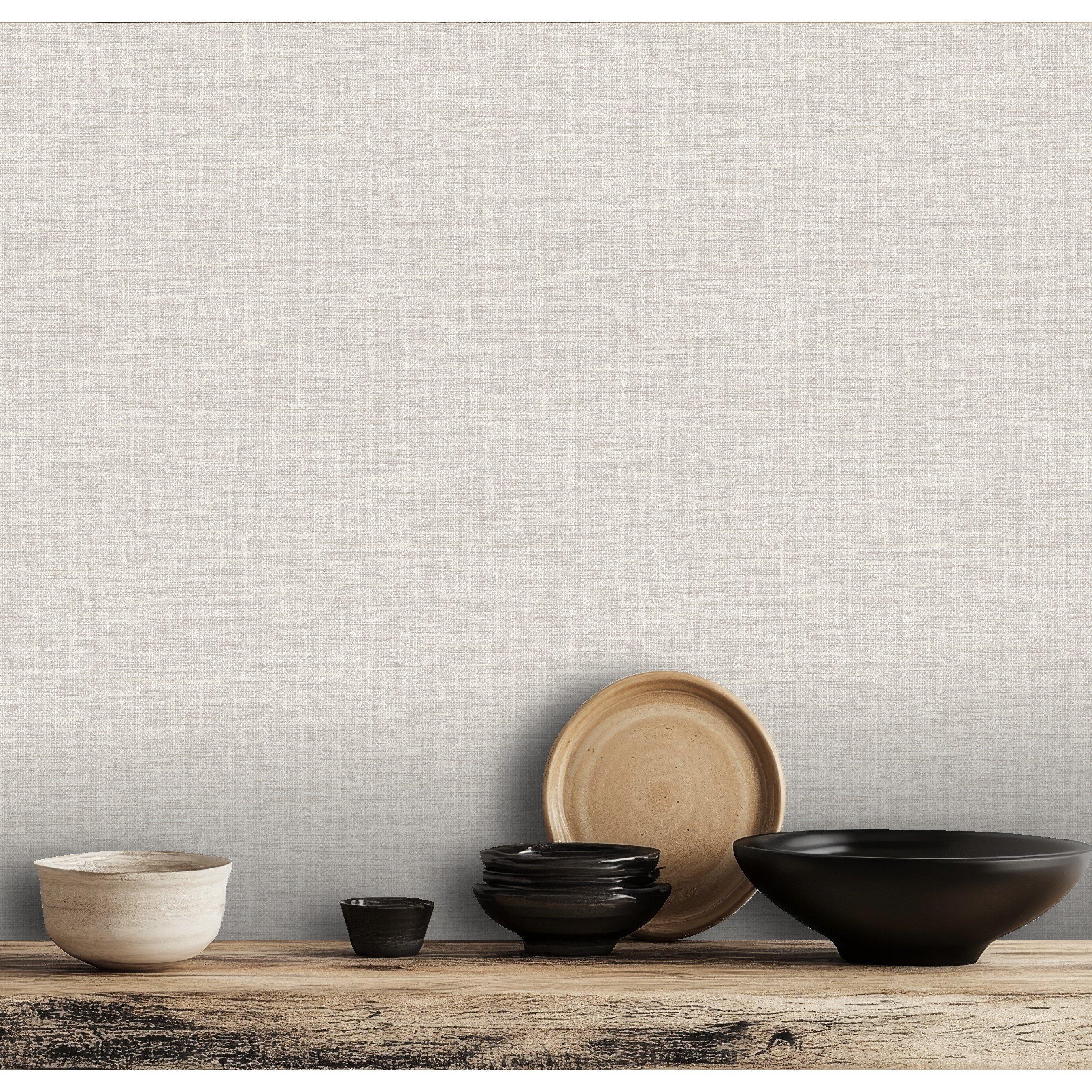 Neutral - Design ID - DID Hessian Taupe & Silver Wallpaper - 2
