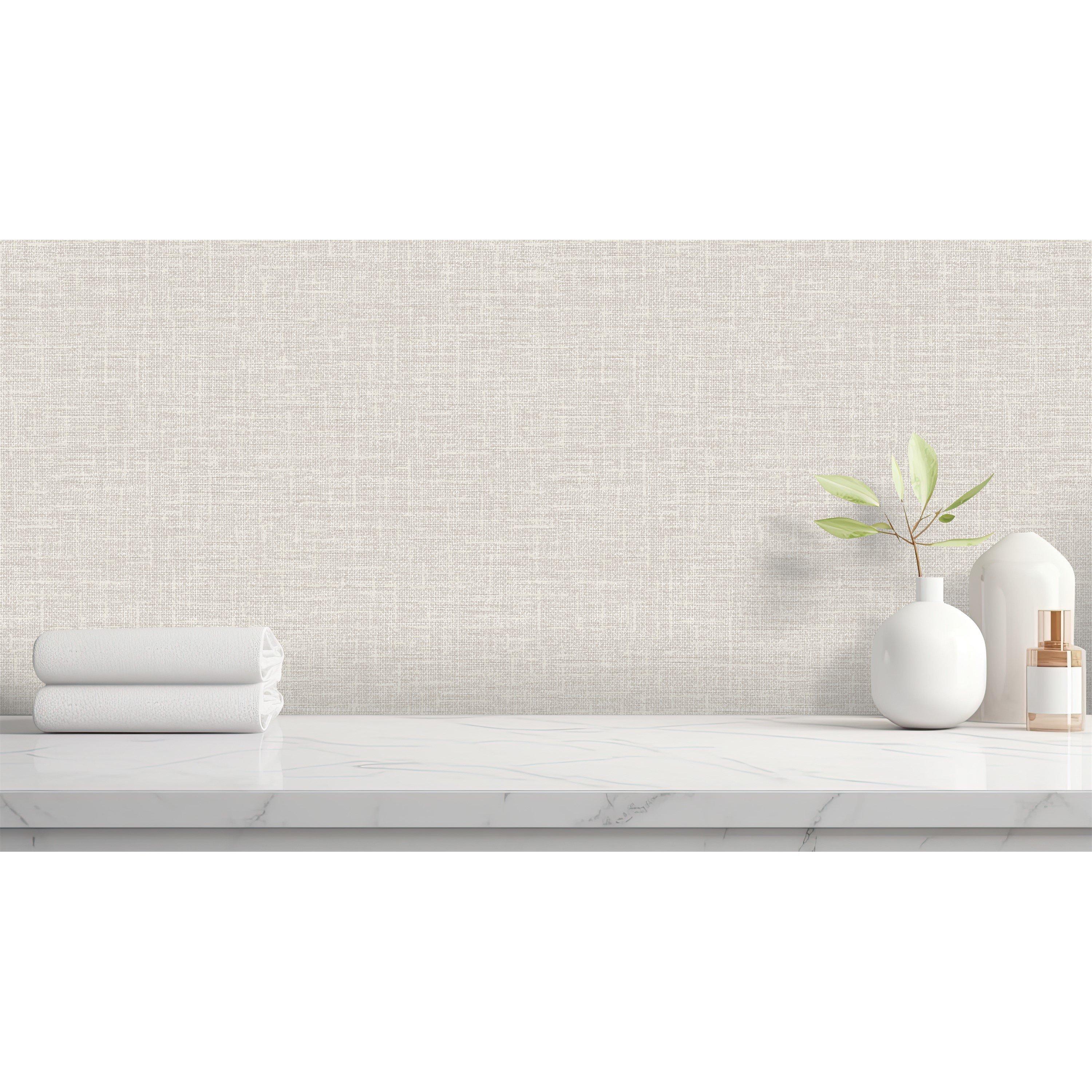 Neutral - Design ID - DID Hessian Taupe & Silver Wallpaper - 3