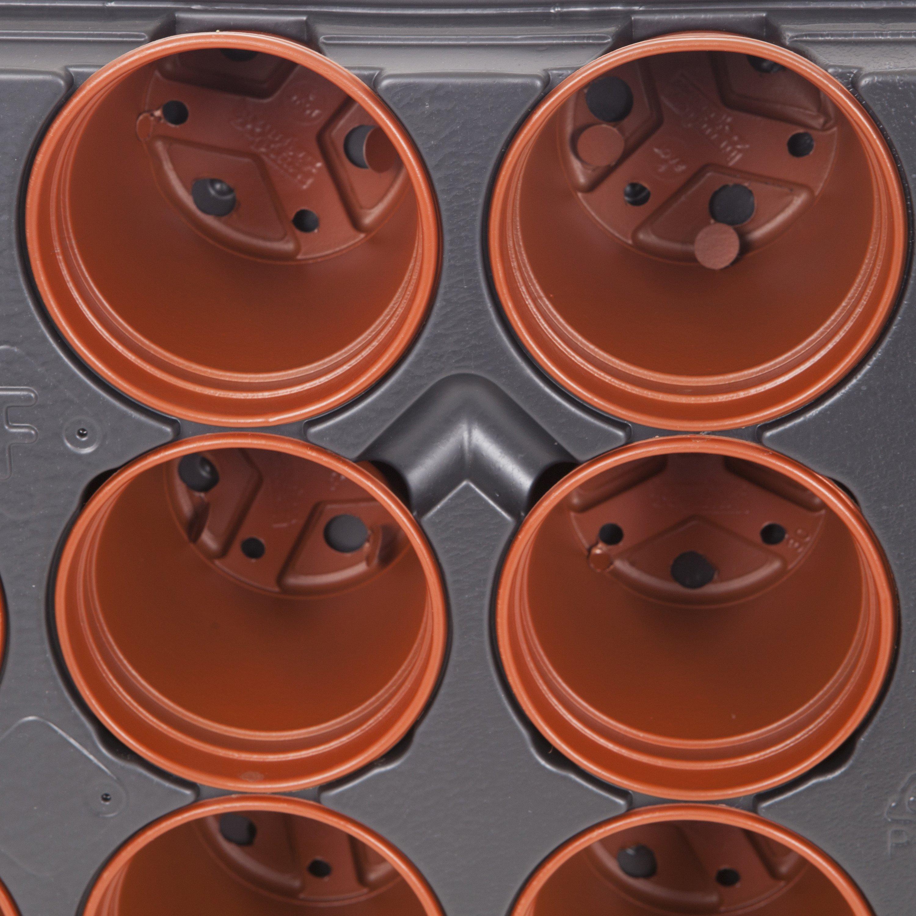 Brown - YouGarden - Professional Shuttle Trays x 5 - 4