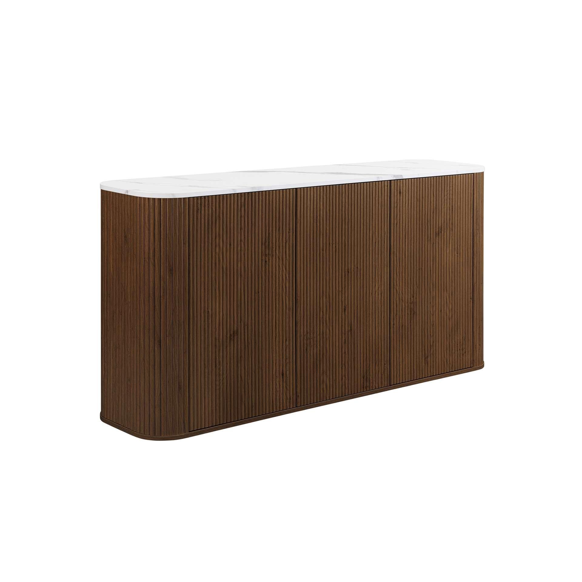 Brown - Birlea - Russo 3 Door Sideboard - 8