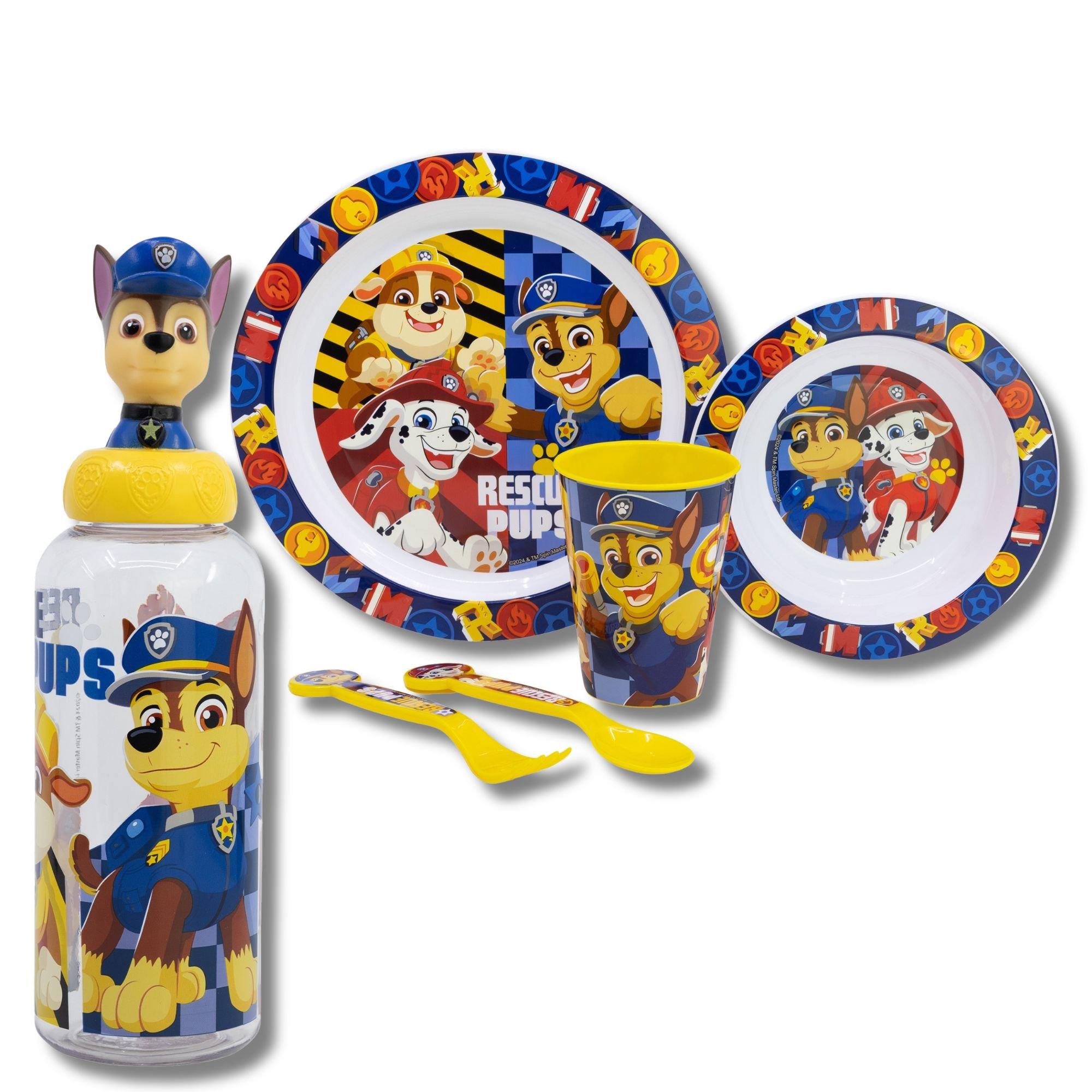 (98535)Yellow - Paw Patrol - Paw Patrol Dinner Set - 1