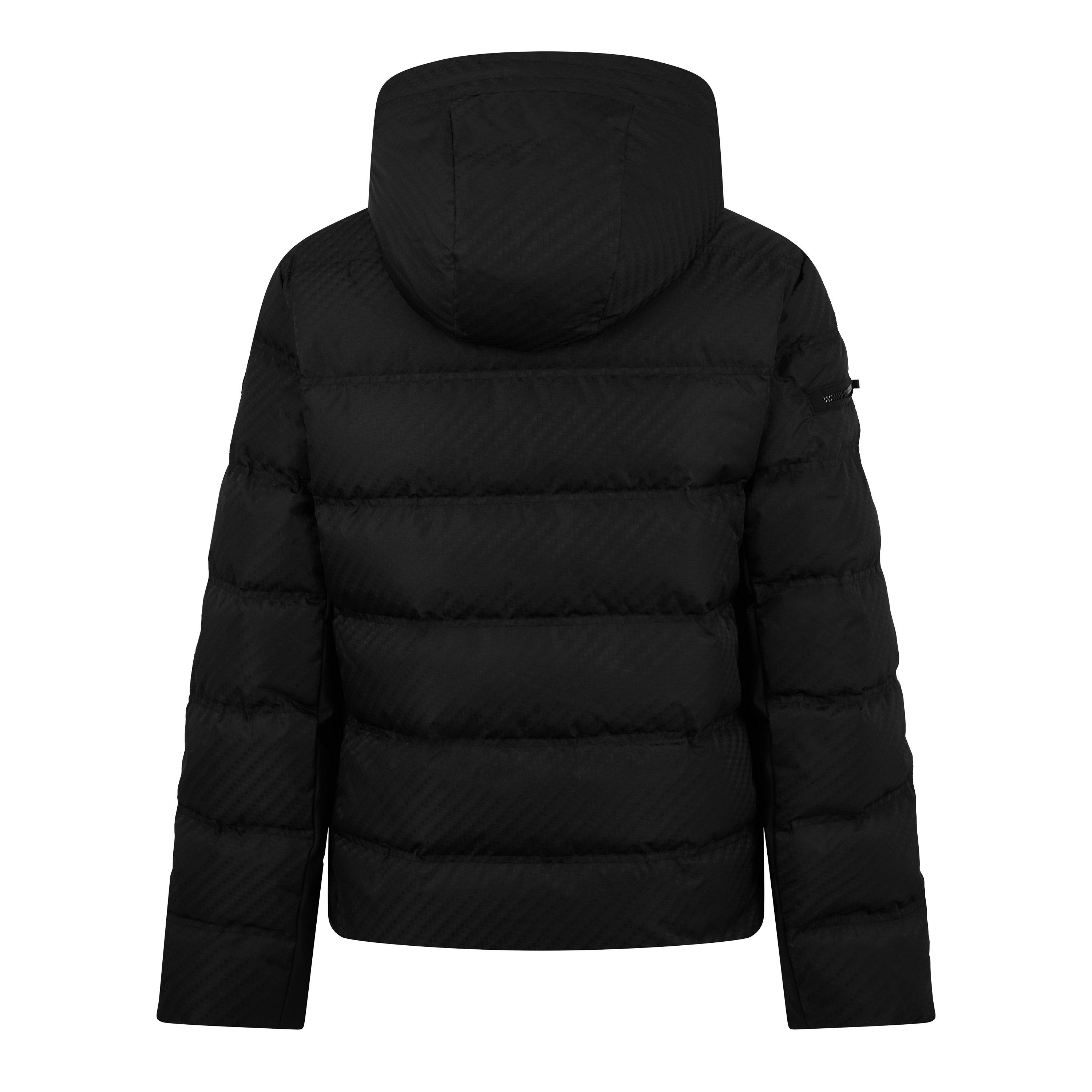 Carbone/Noir - Fusalp - Men's Berloiz Waterproof Windproof Duck Down Hooded Ski Jacket - 2