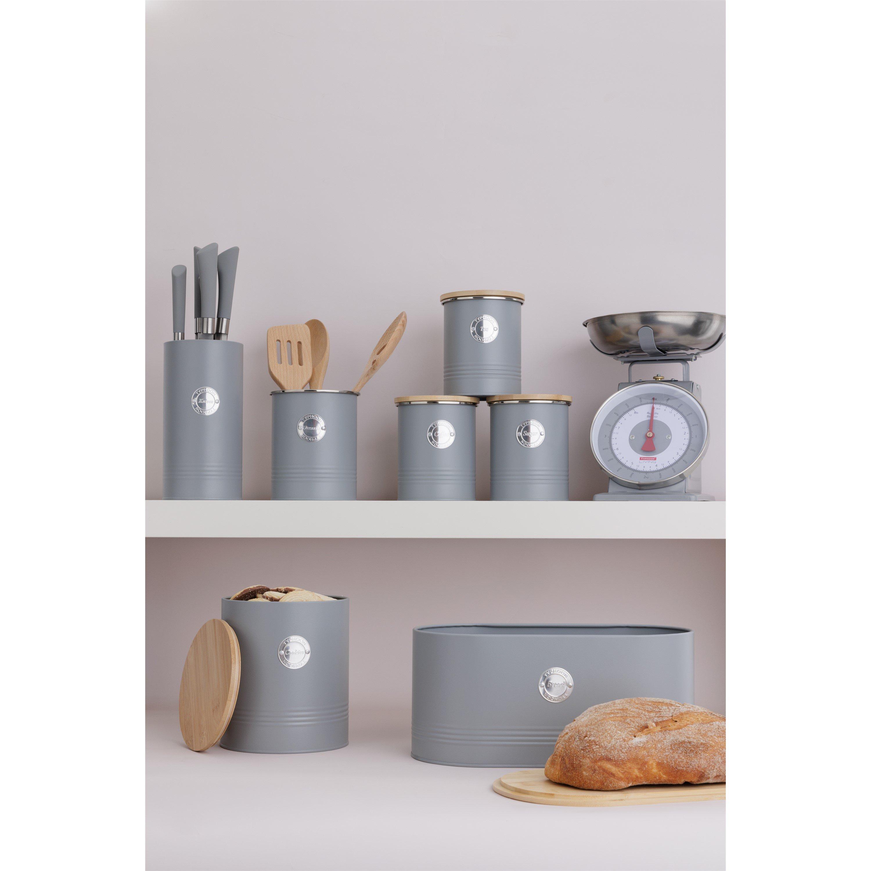 Grey - Typhoon - Living Grey Bread Bin - 3