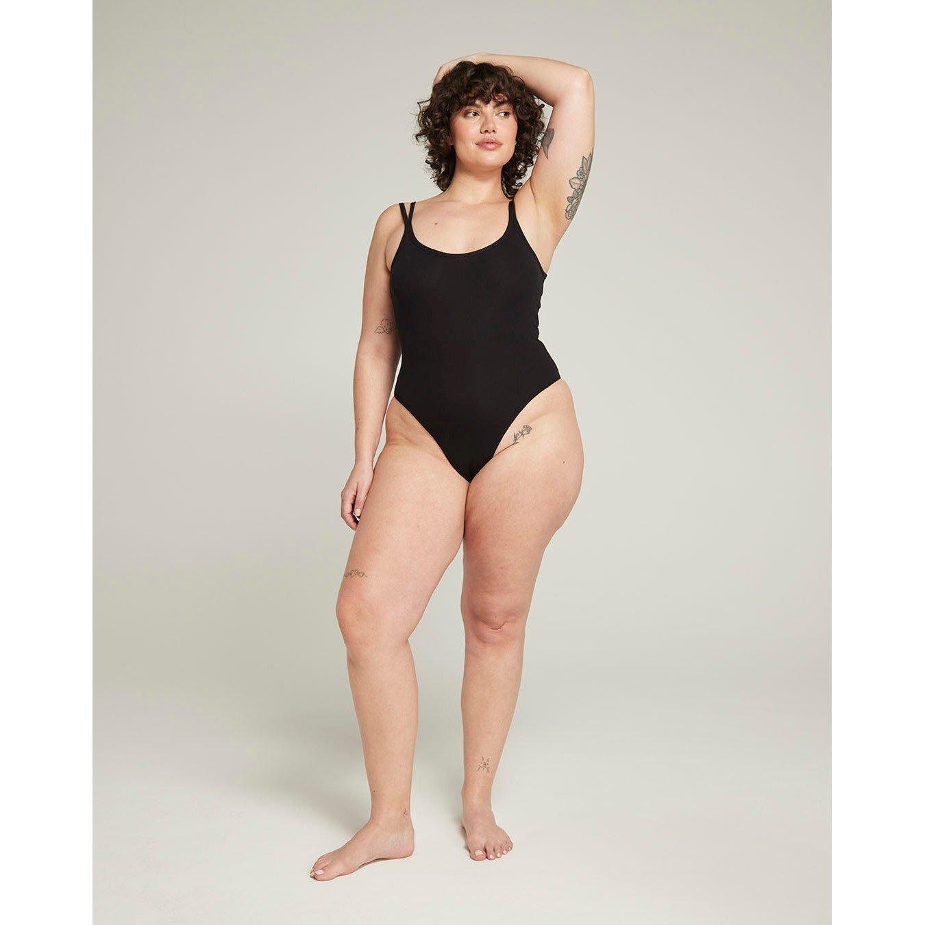 Black - Nudea - THE SCOOPNECK BODY ORGANIC COTTON - 1