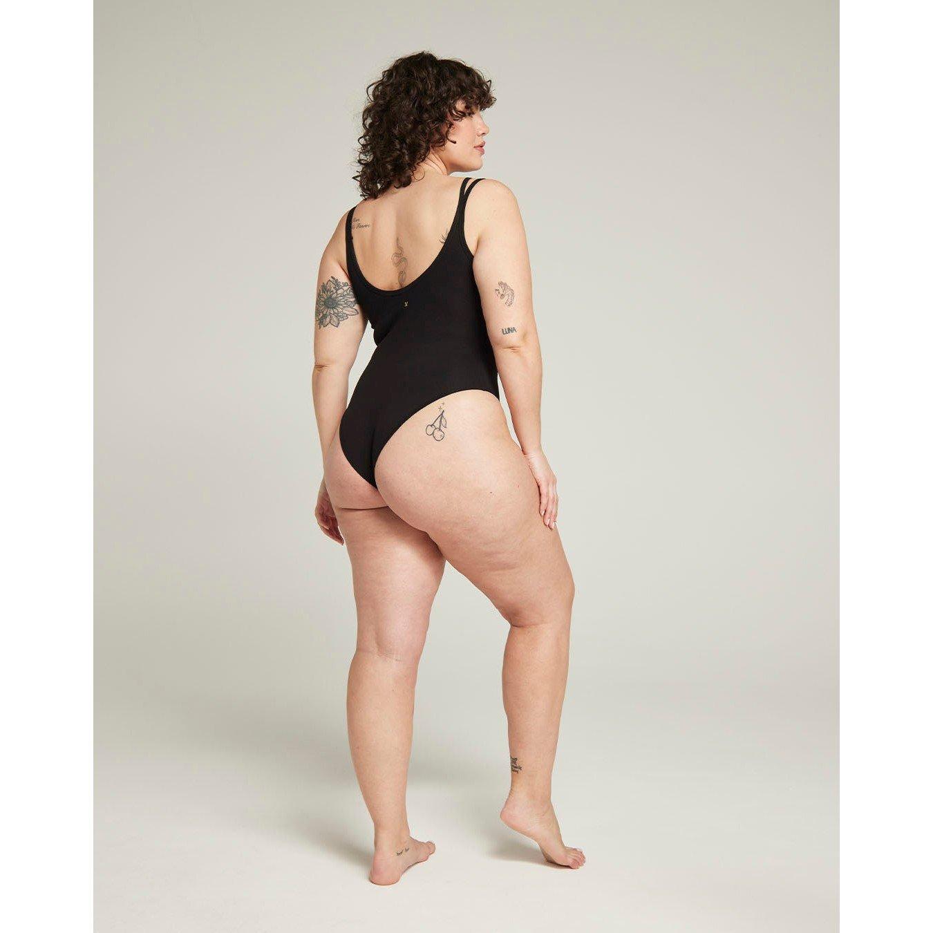 Black - Nudea - THE SCOOPNECK BODY ORGANIC COTTON - 3