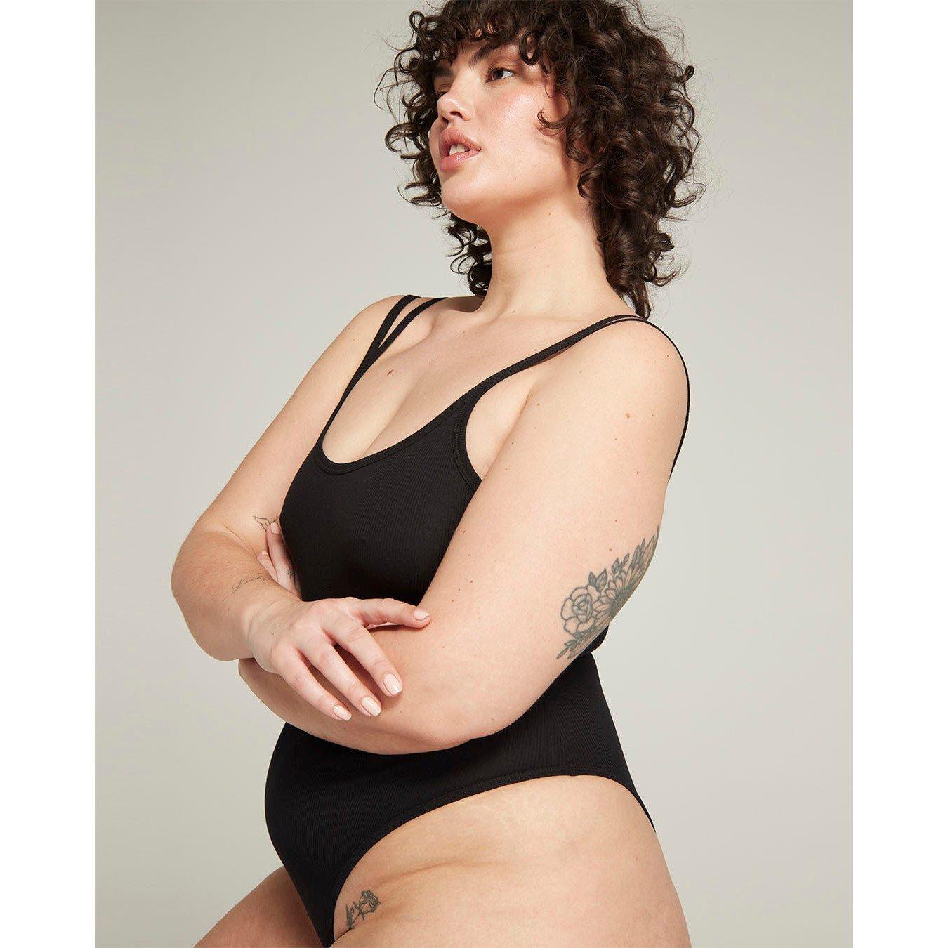 Black - Nudea - THE SCOOPNECK BODY ORGANIC COTTON - 4