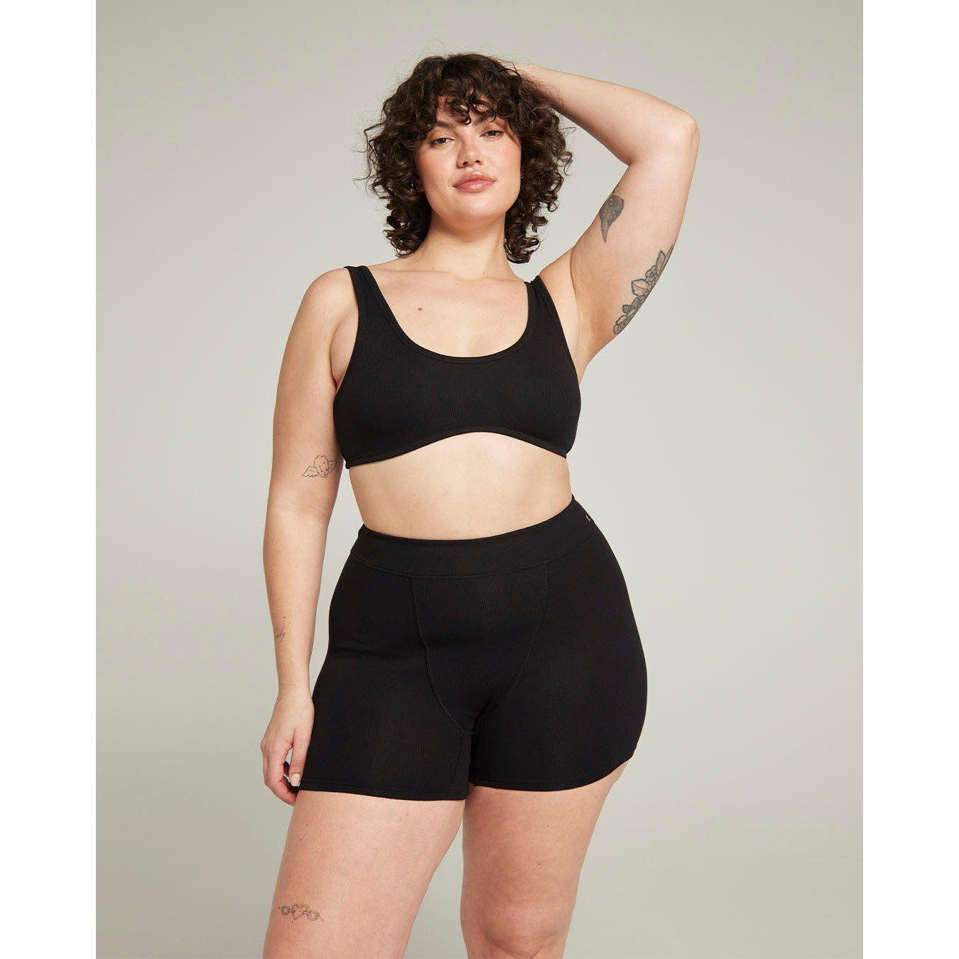 THE DIPPED FRONT BRALETTE ORGANIC COTTON