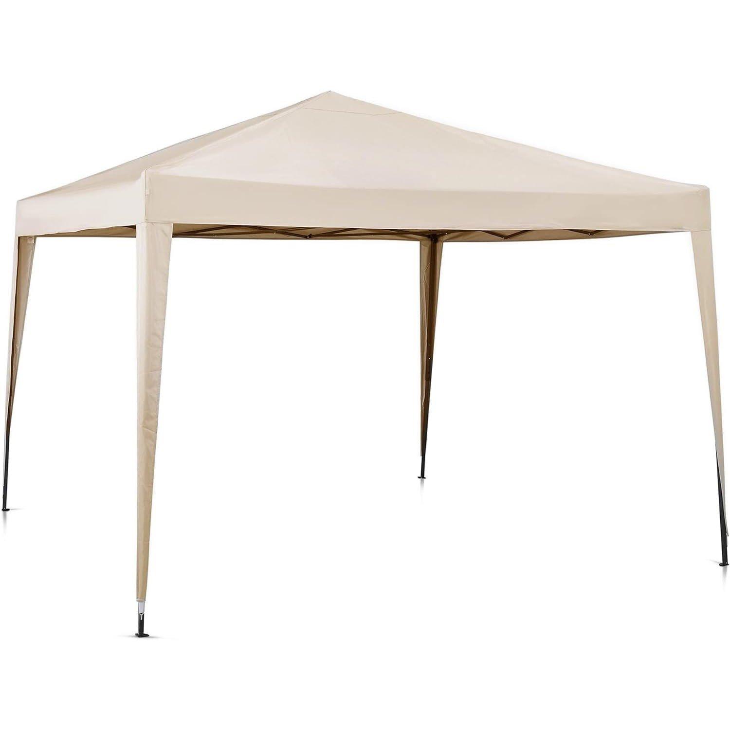 Cream - VonHaus - VonHaus Pop Up Gazebo 3 x 3m - 2