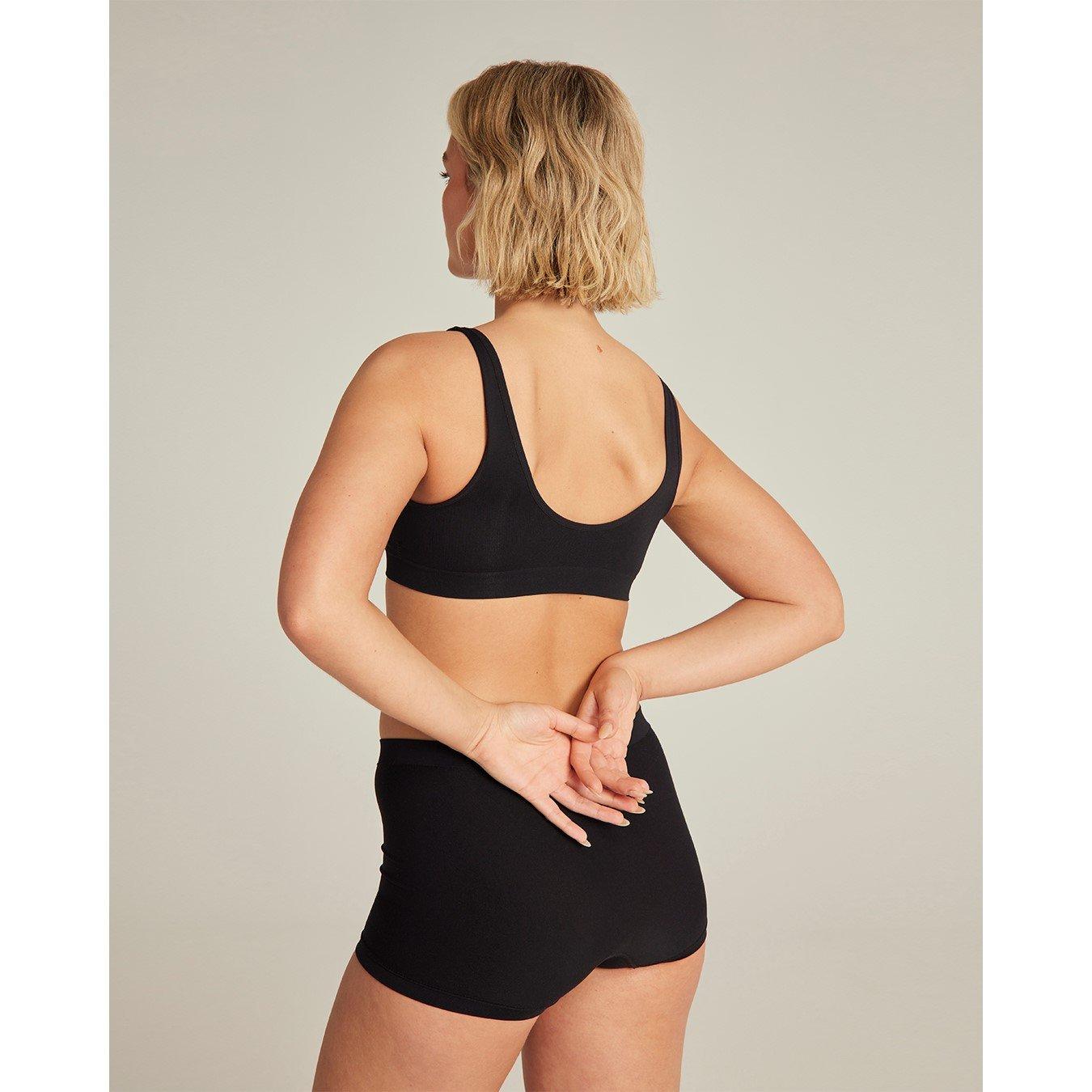 Blush/Black - Nudea - THE ESSENTIALS SEAMLESS CROP TOP 2PP - 3