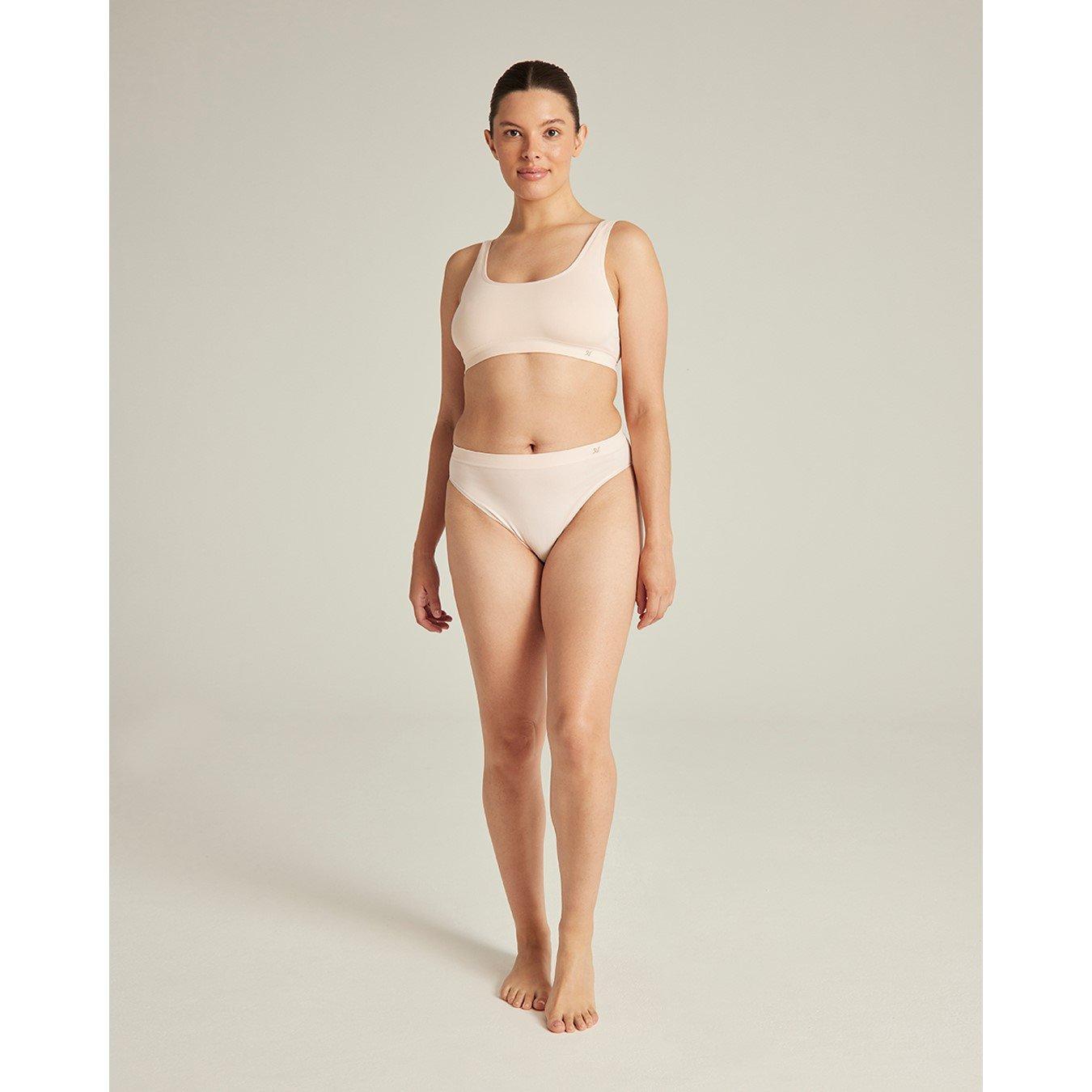 Blush/Black - Nudea - THE ESSENTIALS SEAMLESS CROP TOP 2PP - 4