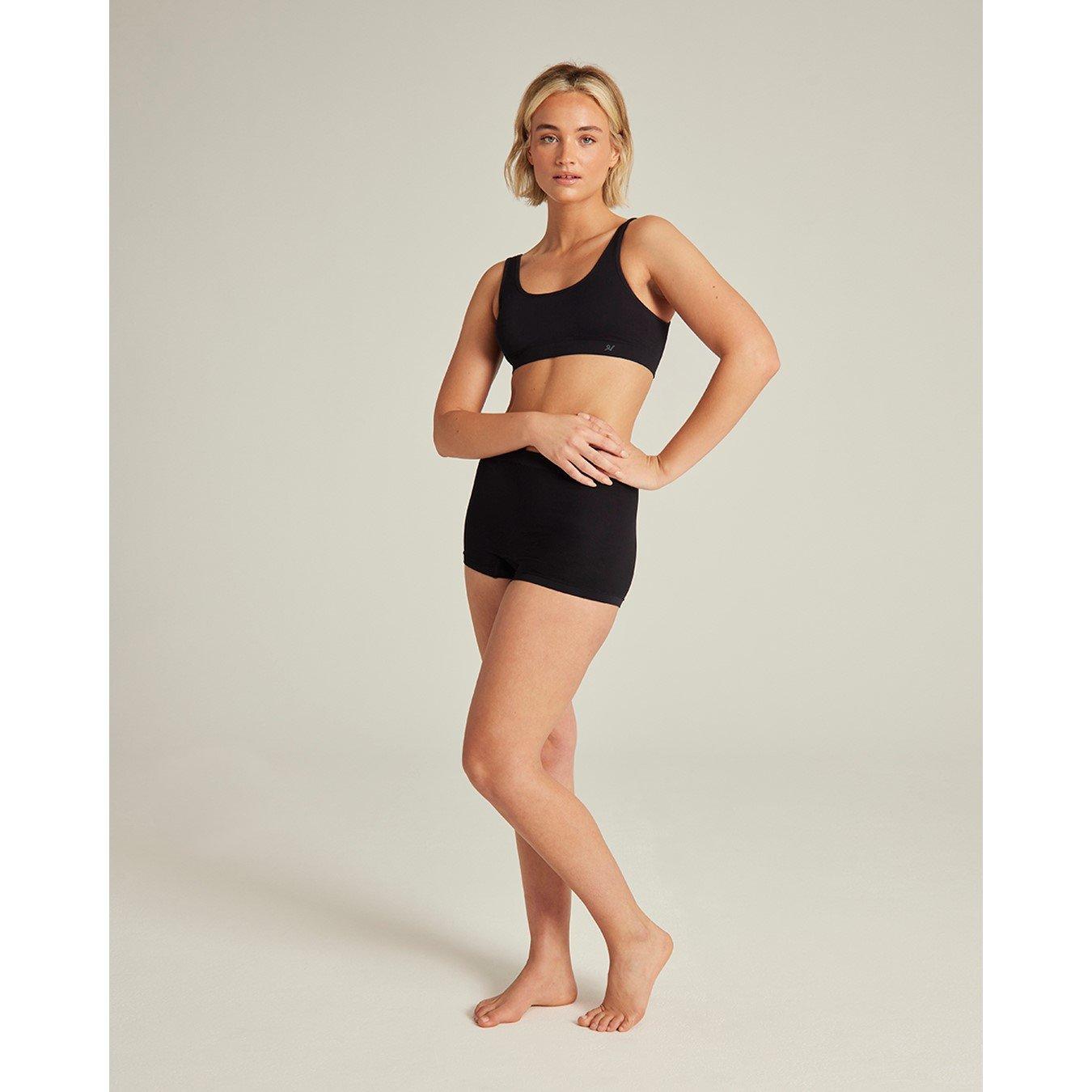 Blush/Black - Nudea - THE ESSENTIALS SEAMLESS CROP TOP 2PP - 5