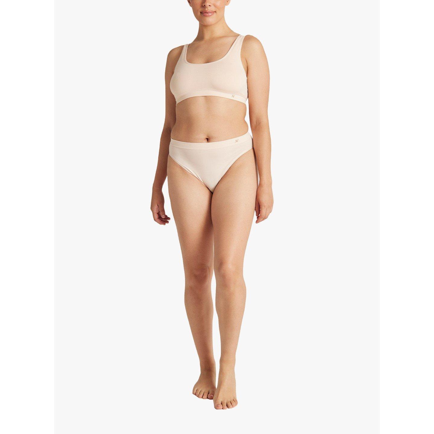 Blush/Black - Nudea - THE ESSENTIALS SEAMLESS CROP TOP 2PP - 7