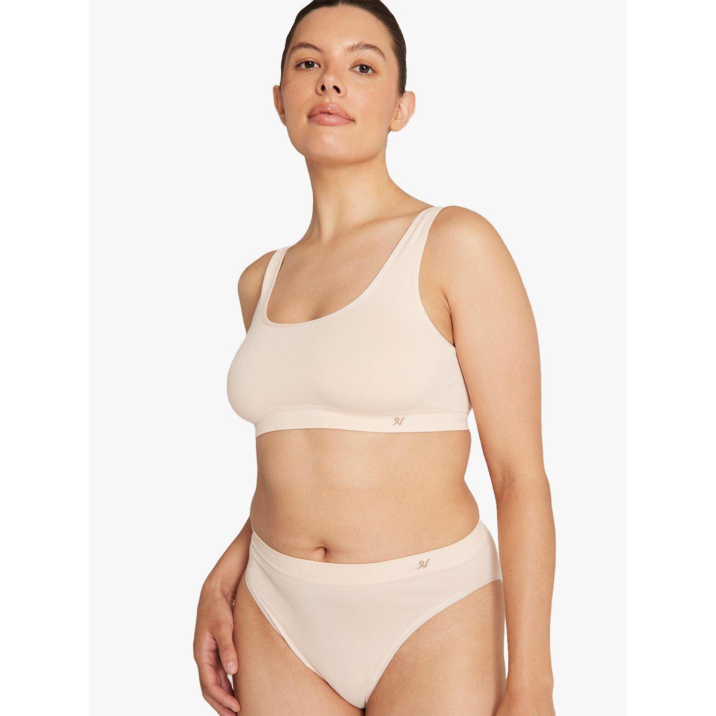 Blush/Black - Nudea - THE ESSENTIALS SEAMLESS CROP TOP 2PP - 8