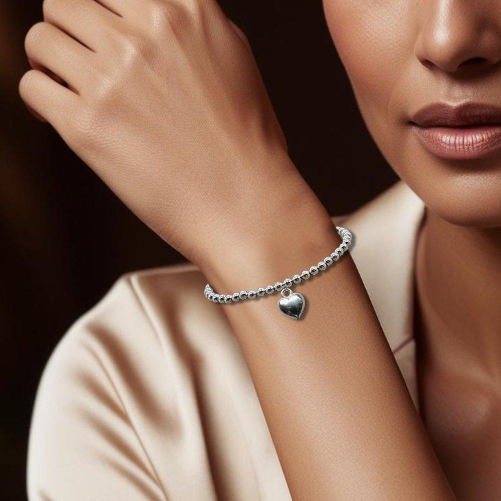 Silver - Aye Do - Grandmother Gift Card with Heart Charm Bracelet - 3