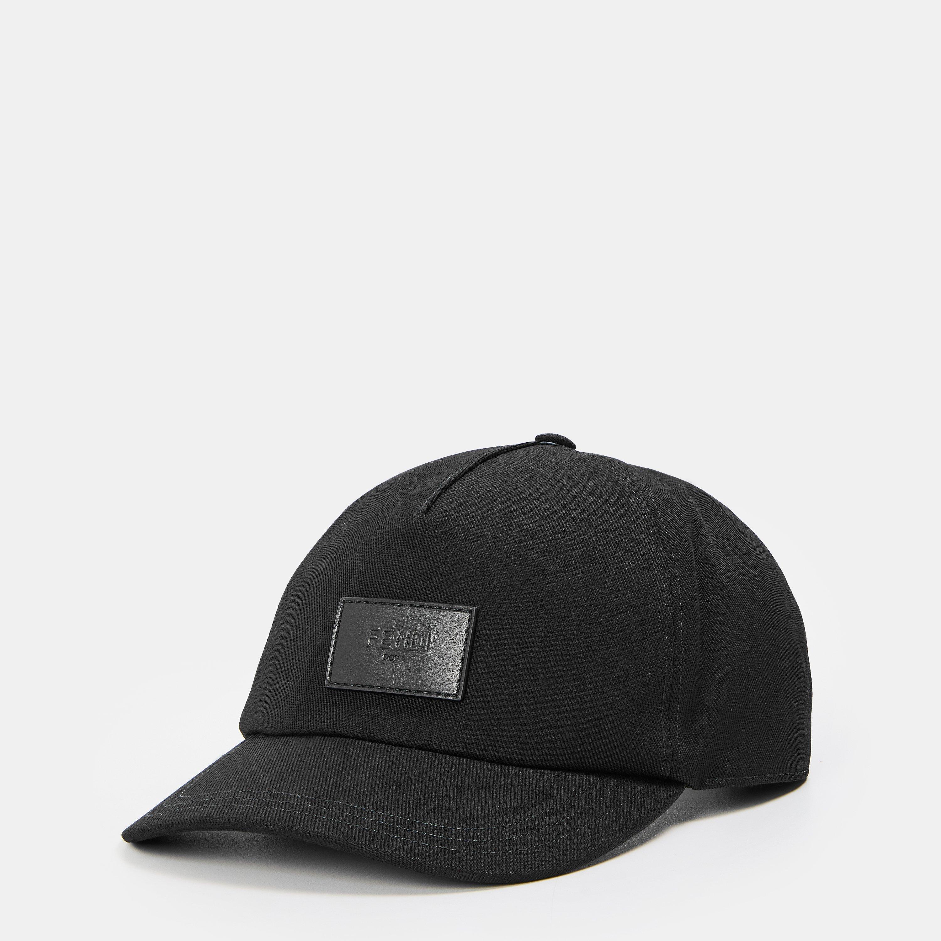 Fendi Men's Adjustable Structured Baseball Cap - Black - Mens