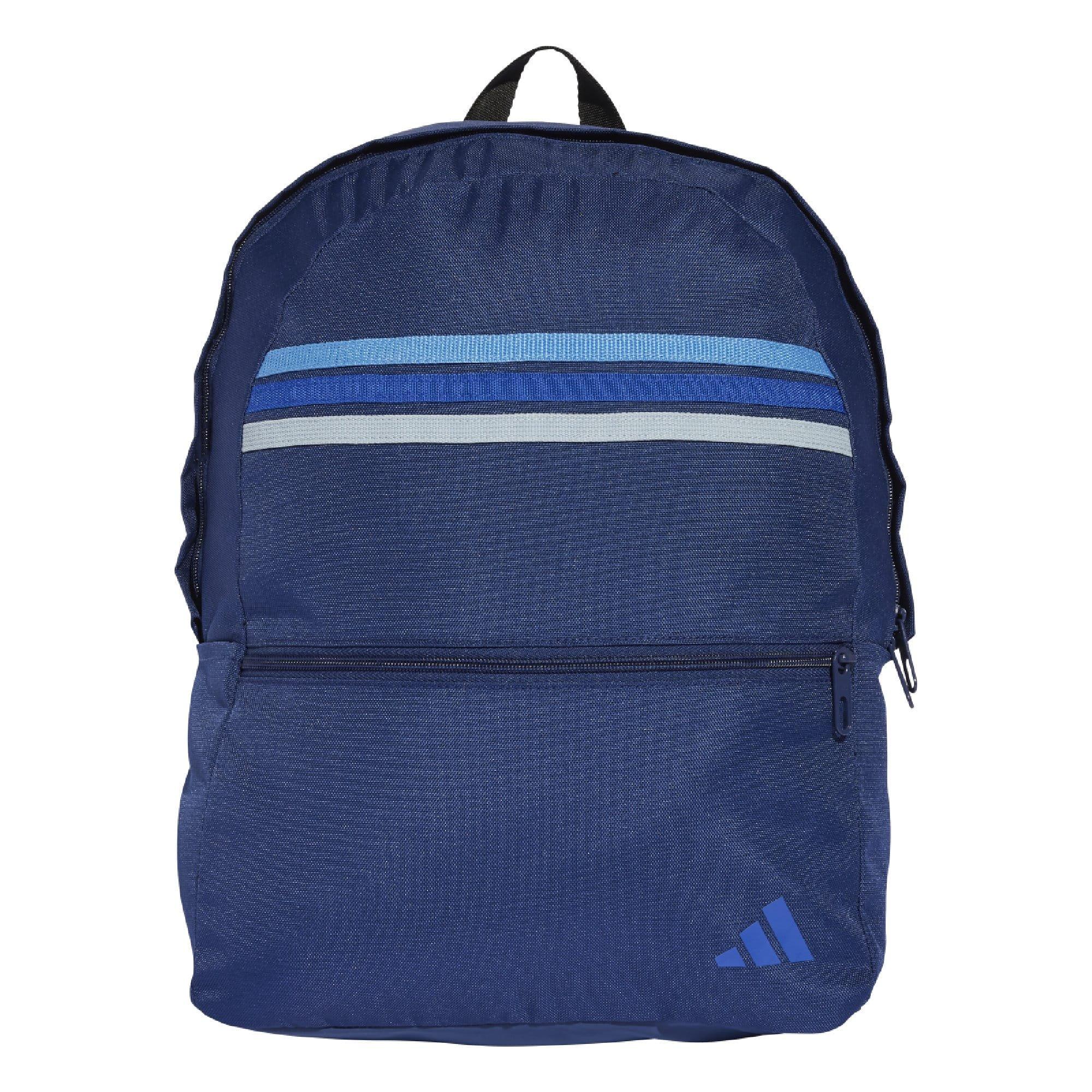 Blauw - adidas - Classic Back To School Stripes Backpack - 1