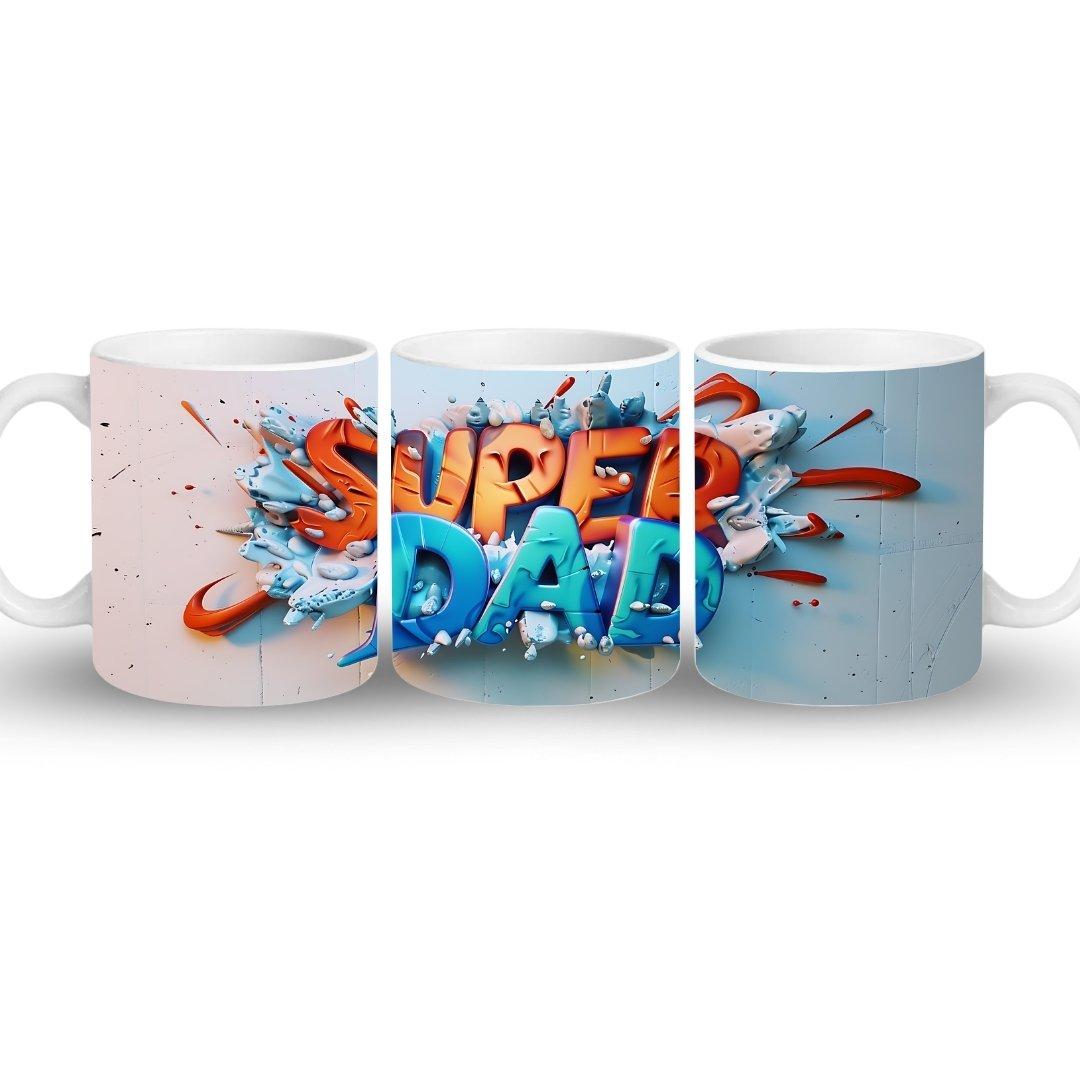 White - Aye Do Gifts - Super Dad Mug Gift - 2