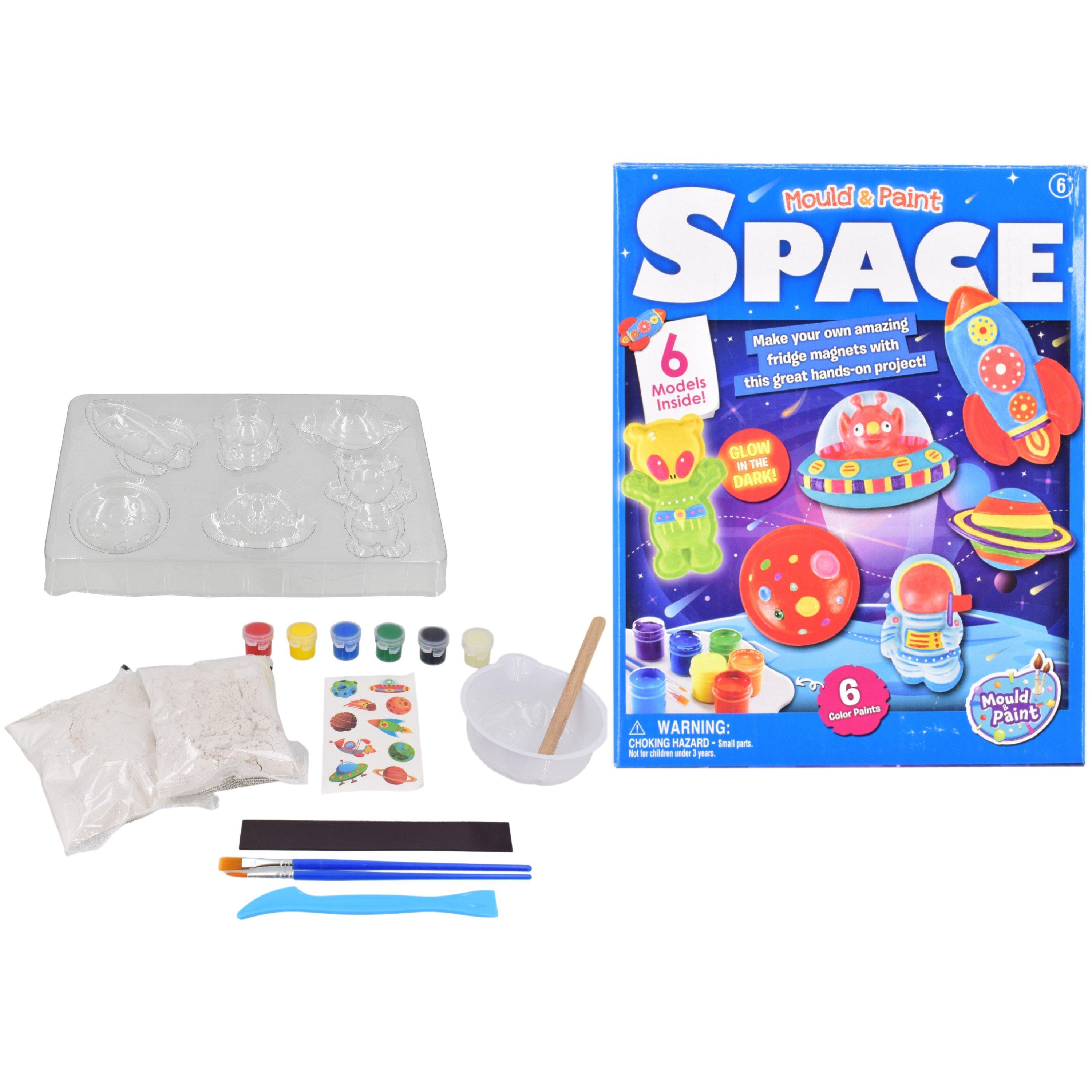 Multi Colour - Kandytoys - Kids Paint Your Own Galaxy Rock Craft Kit