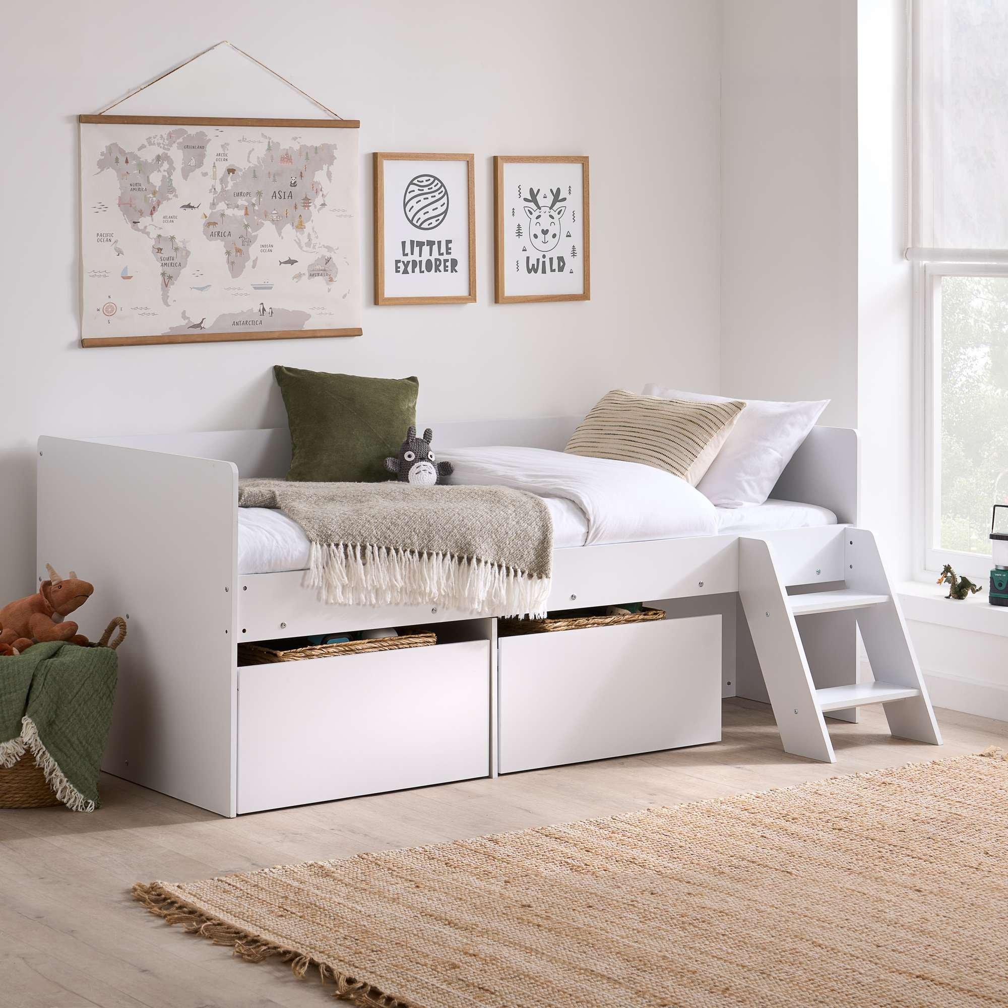 White - Birlea - Poppy Cabin Bed - 1