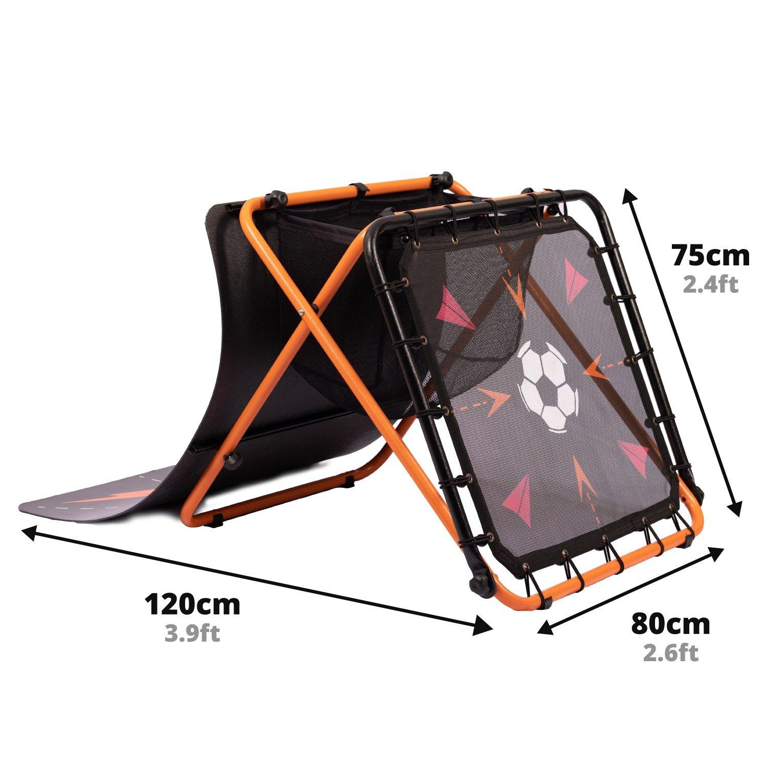 Orange & Black - Football Flick - Football Flick Urban Skills Training Rebounder and - 3