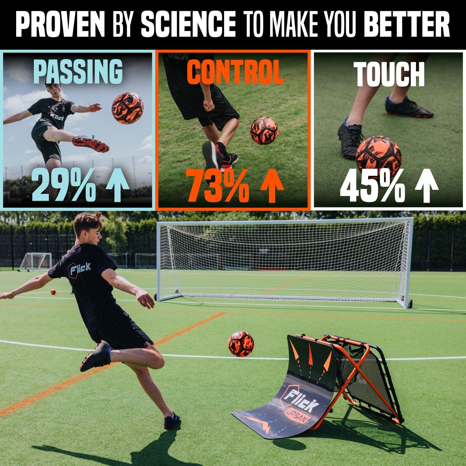 Orange & Black - Football Flick - Football Flick Urban Skills Training Rebounder and - 5