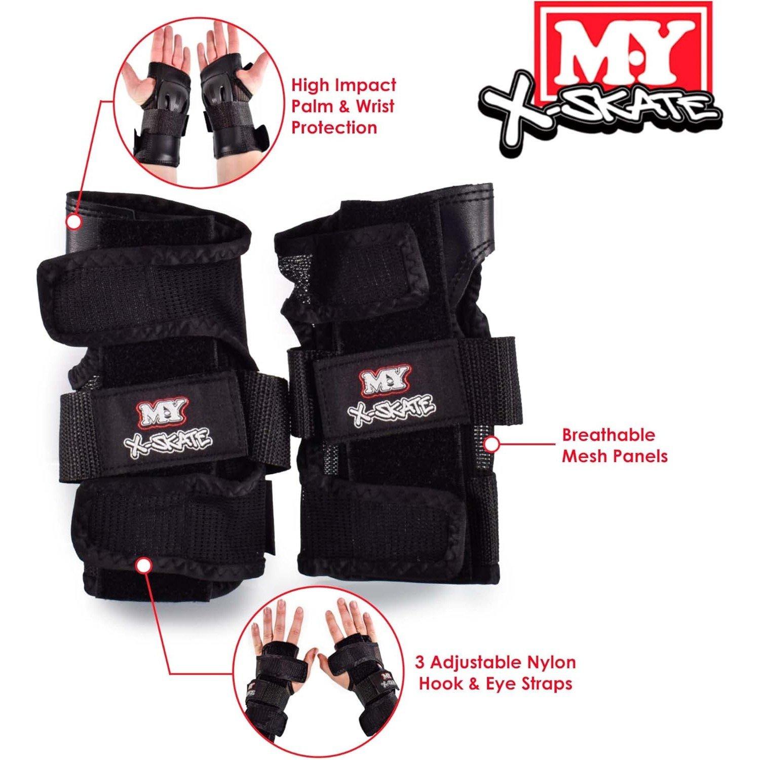 Multi Colour - M.Y - Kids Skate Pad Set - Medium - 5