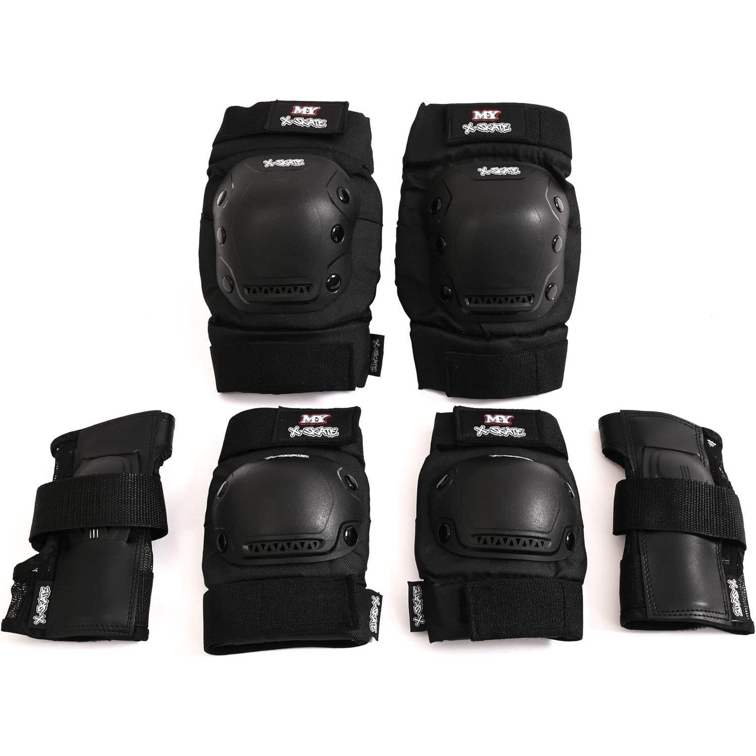 Multi Colour - M.Y - Kids Skate Pad Set - Large - 1