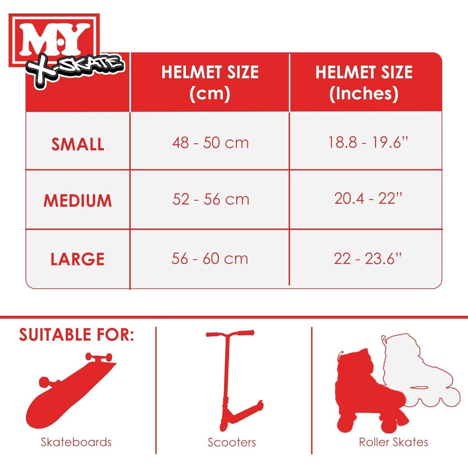 Multi Colour - M.Y - Kids Skate Helmet - Large - 6