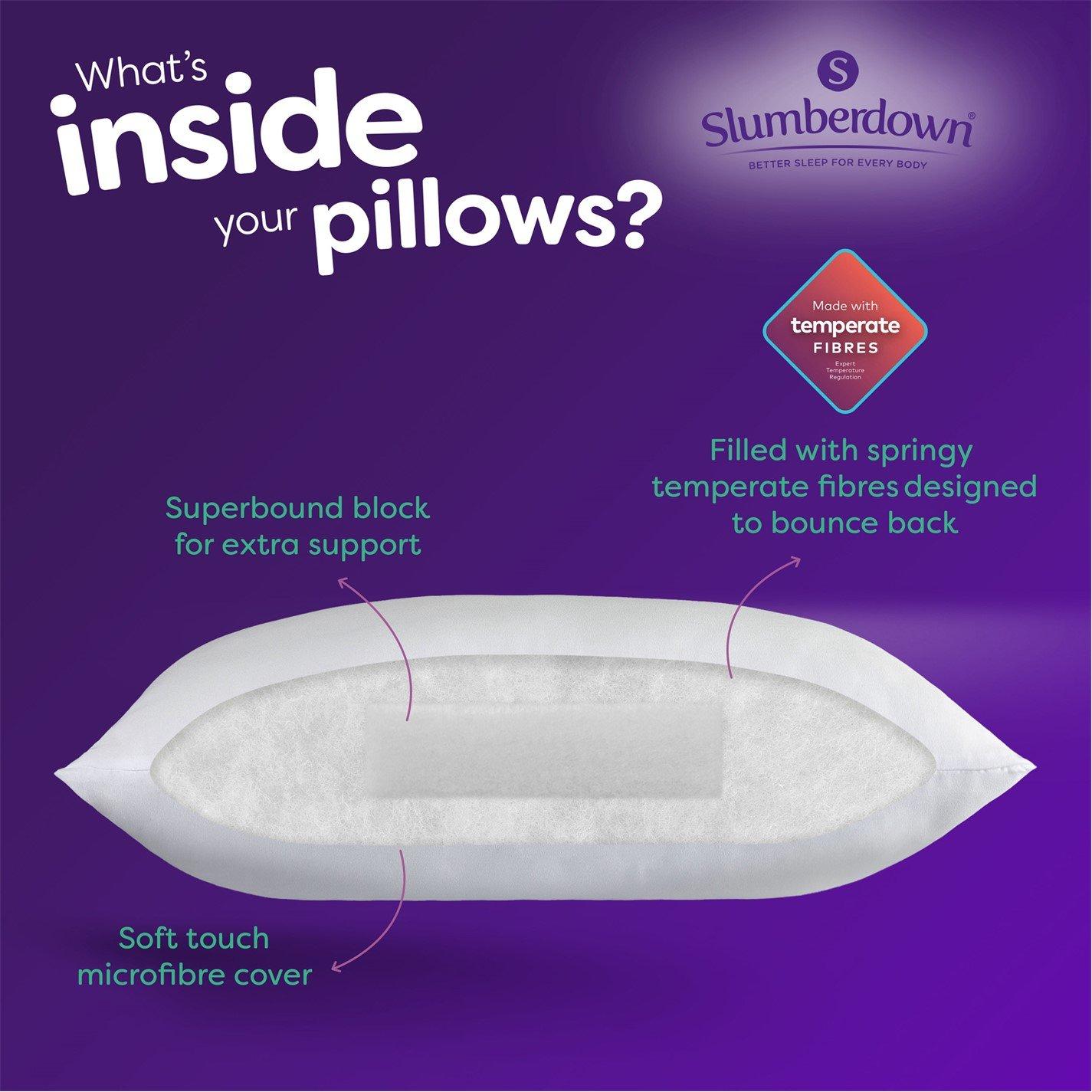 White - Slumberdown - Climate Control Super Support Pillows - 7